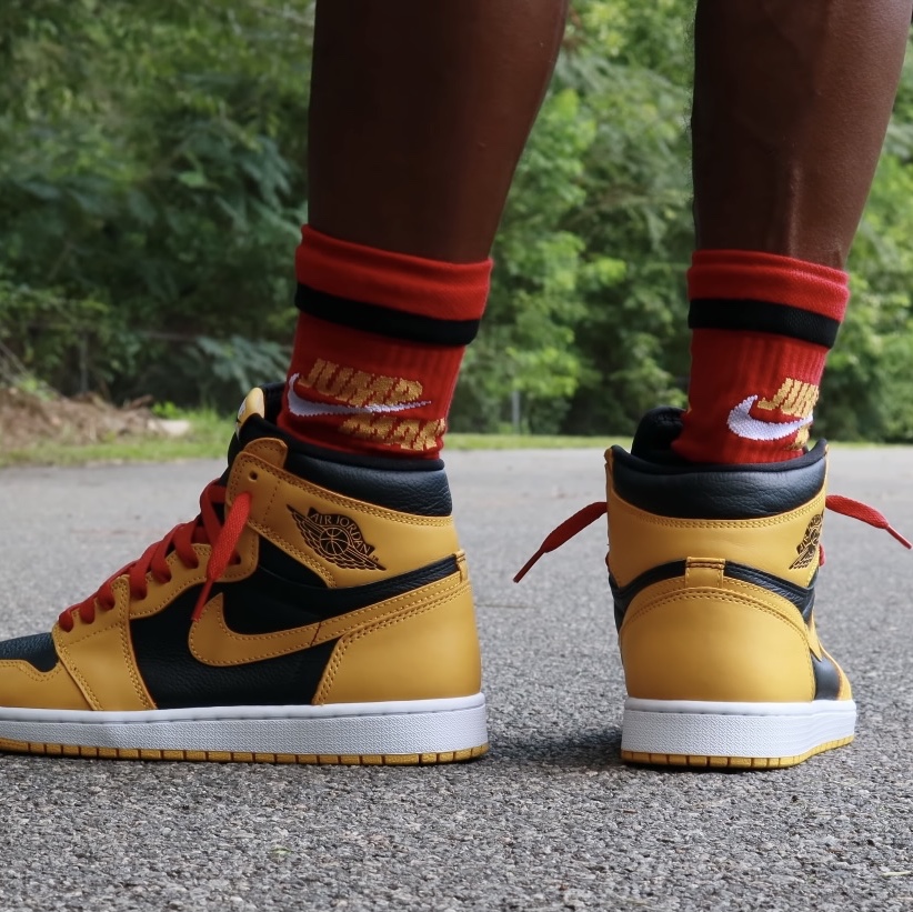 Jordan 1 Retro High OG Pollen 착용 스타일 - 1