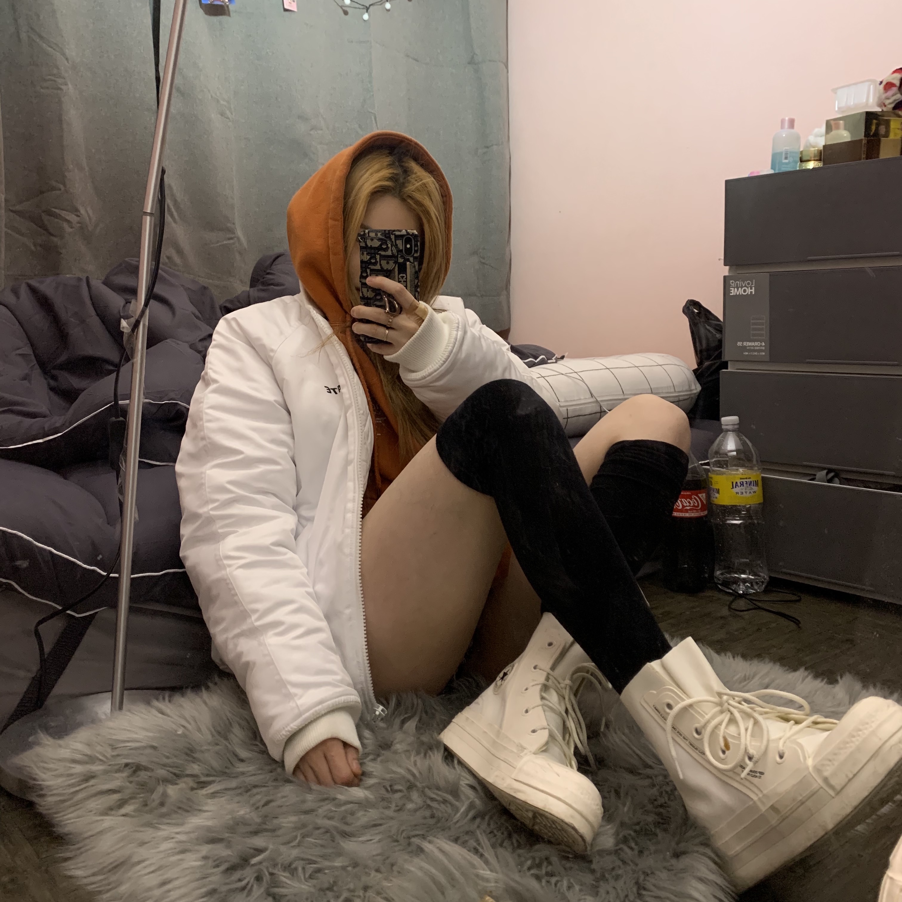 Converse x Ambush Chuck 70 Hi White 착용 스타일