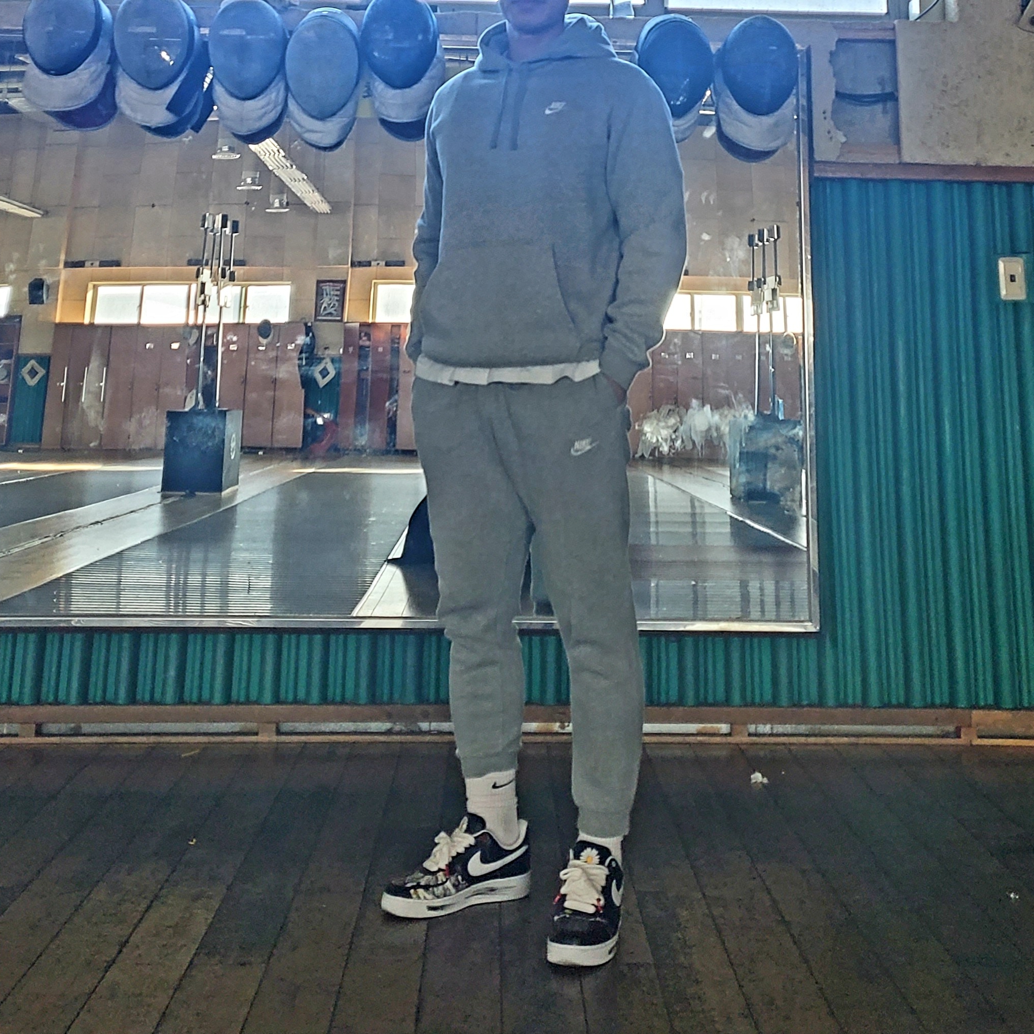 Nike x Peaceminusone Air Force 1 Low Para-Noise 착용 스타일