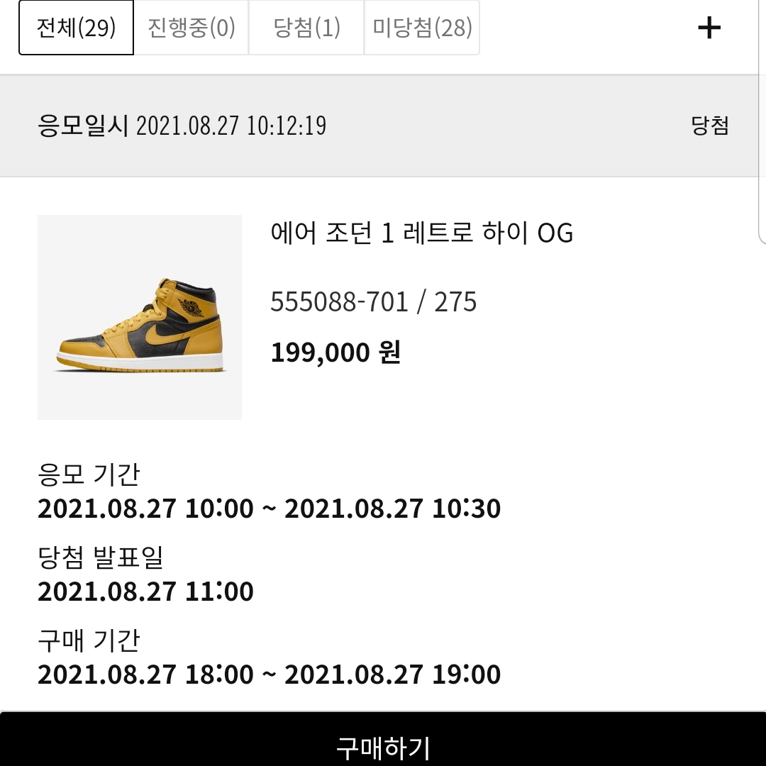 Jordan 1 Retro High OG Pollen 착용 스타일