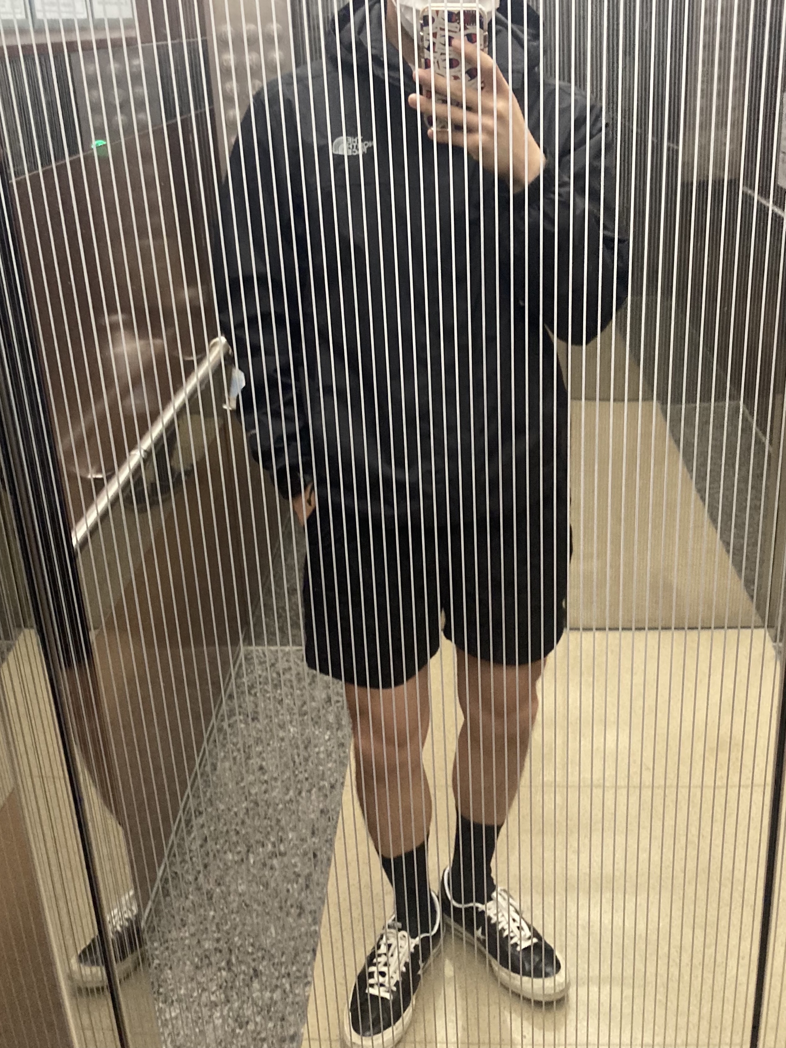 Converse One Star Ox HanByeol Black 착용 스타일