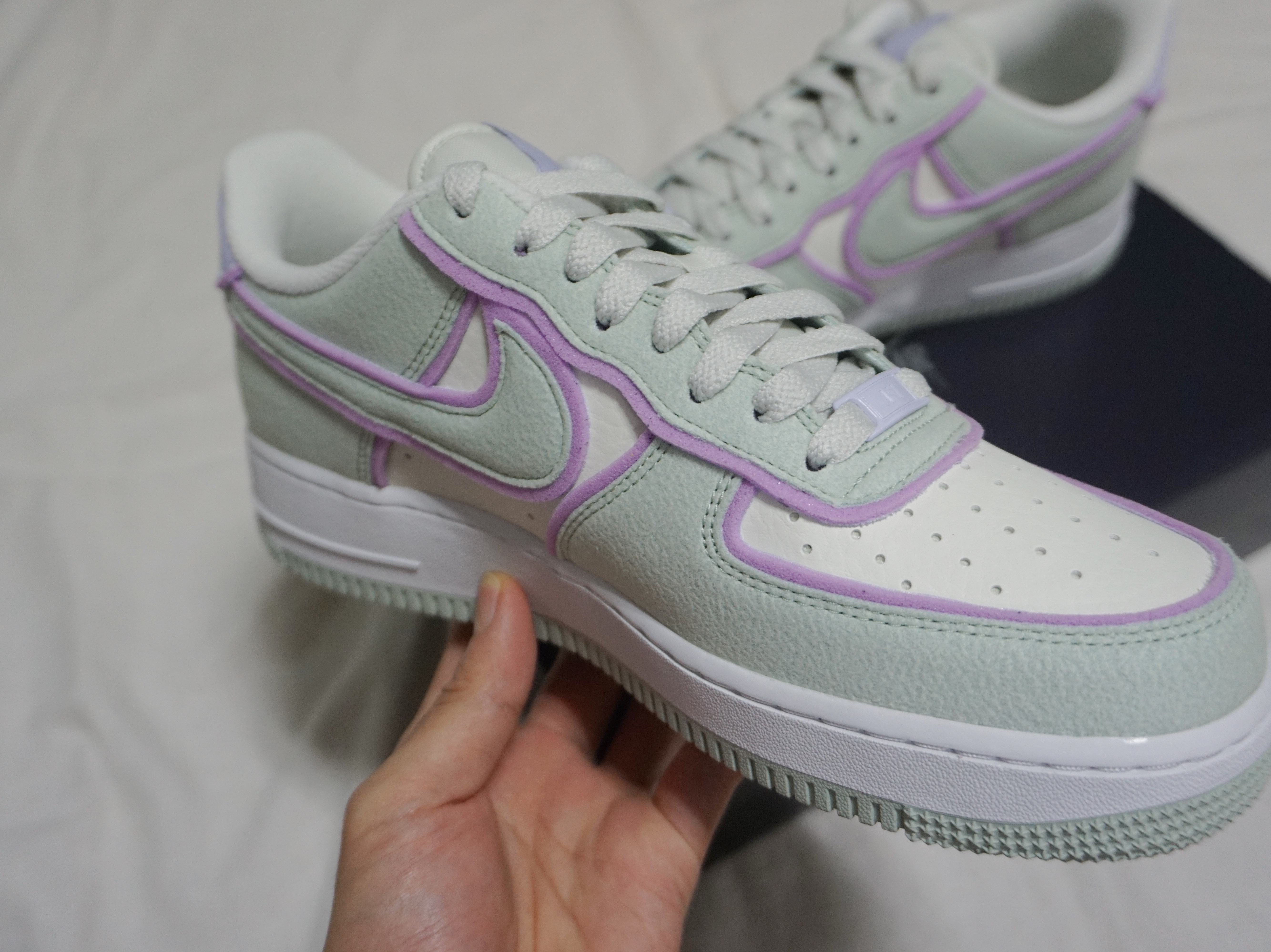 Nike Air Force 1 Low Sea Glass 착용 스타일 - 3