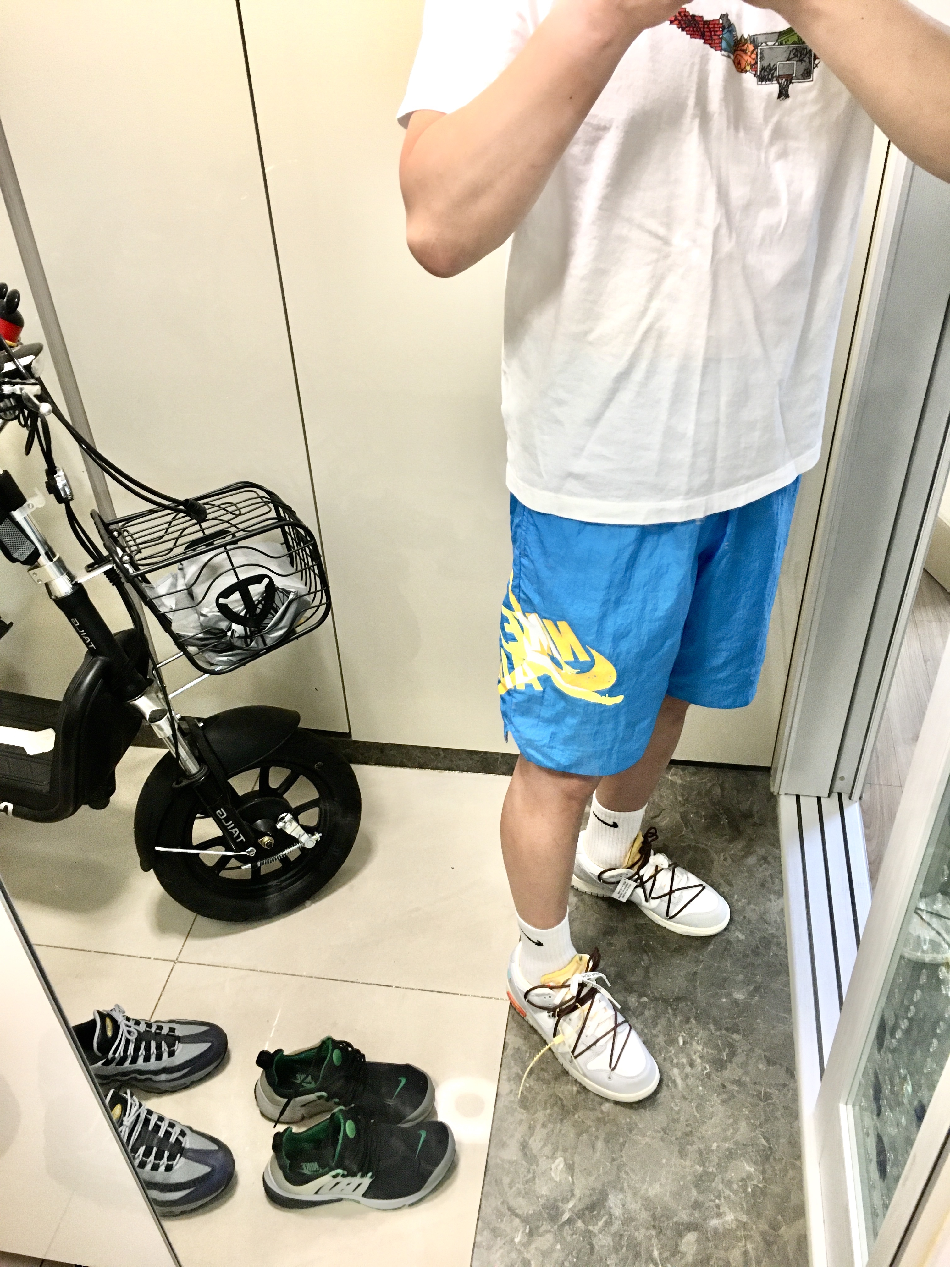 Nike x Off-White Dunk Low The 50 - Lot 46 착용 스타일