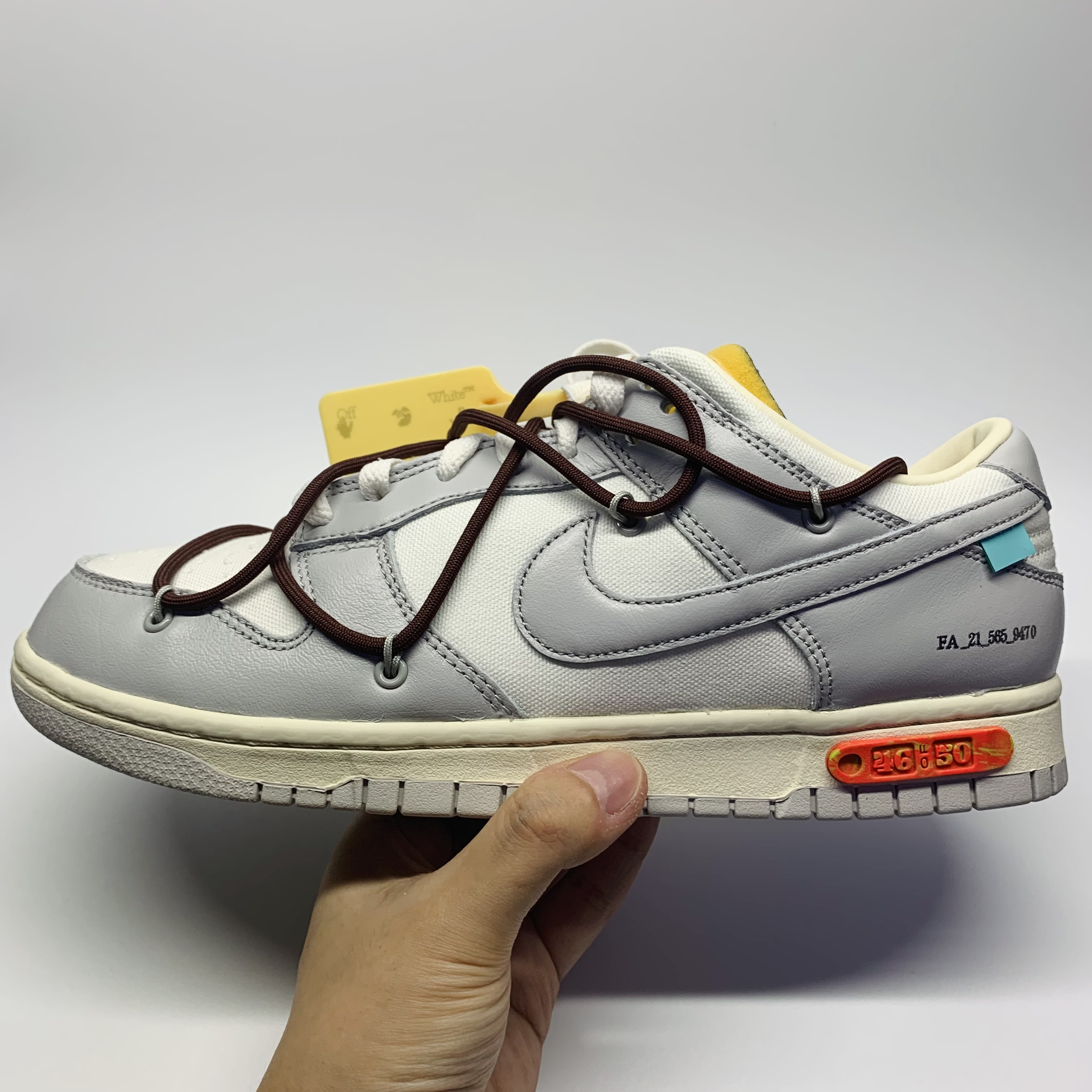 Nike x Off-White Dunk Low The 50 - Lot 46 착용 스타일 - 1