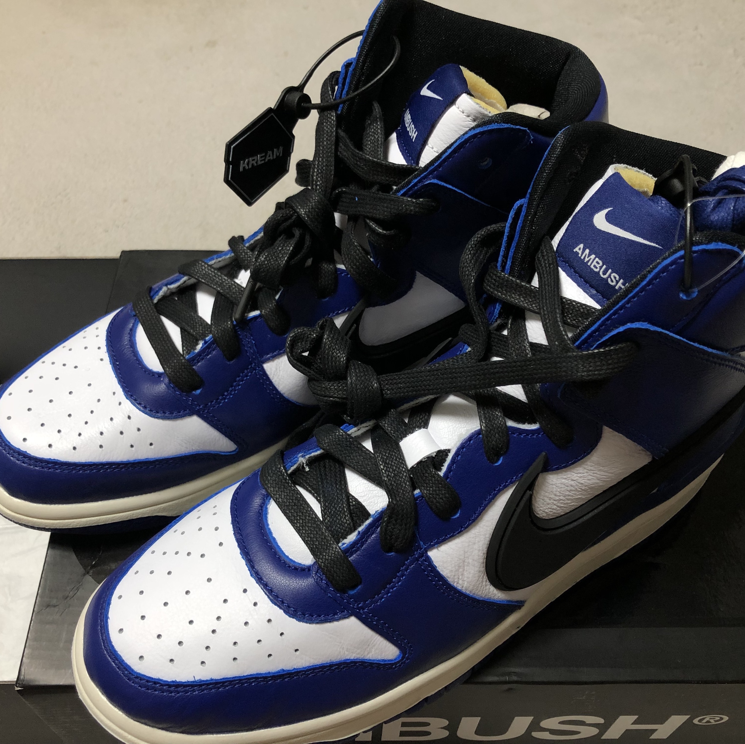 Nike x Ambush Dunk High Deep Royal Blue 착용 스타일 - 1