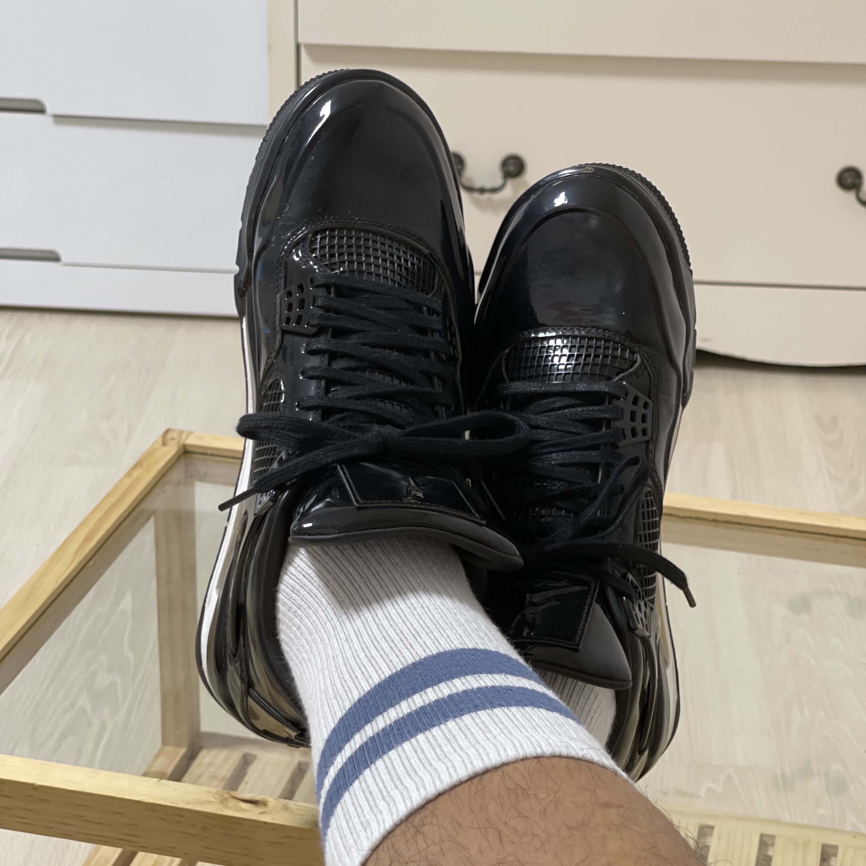 Jordan 4 Retro 11Lab4 Black 착용 스타일