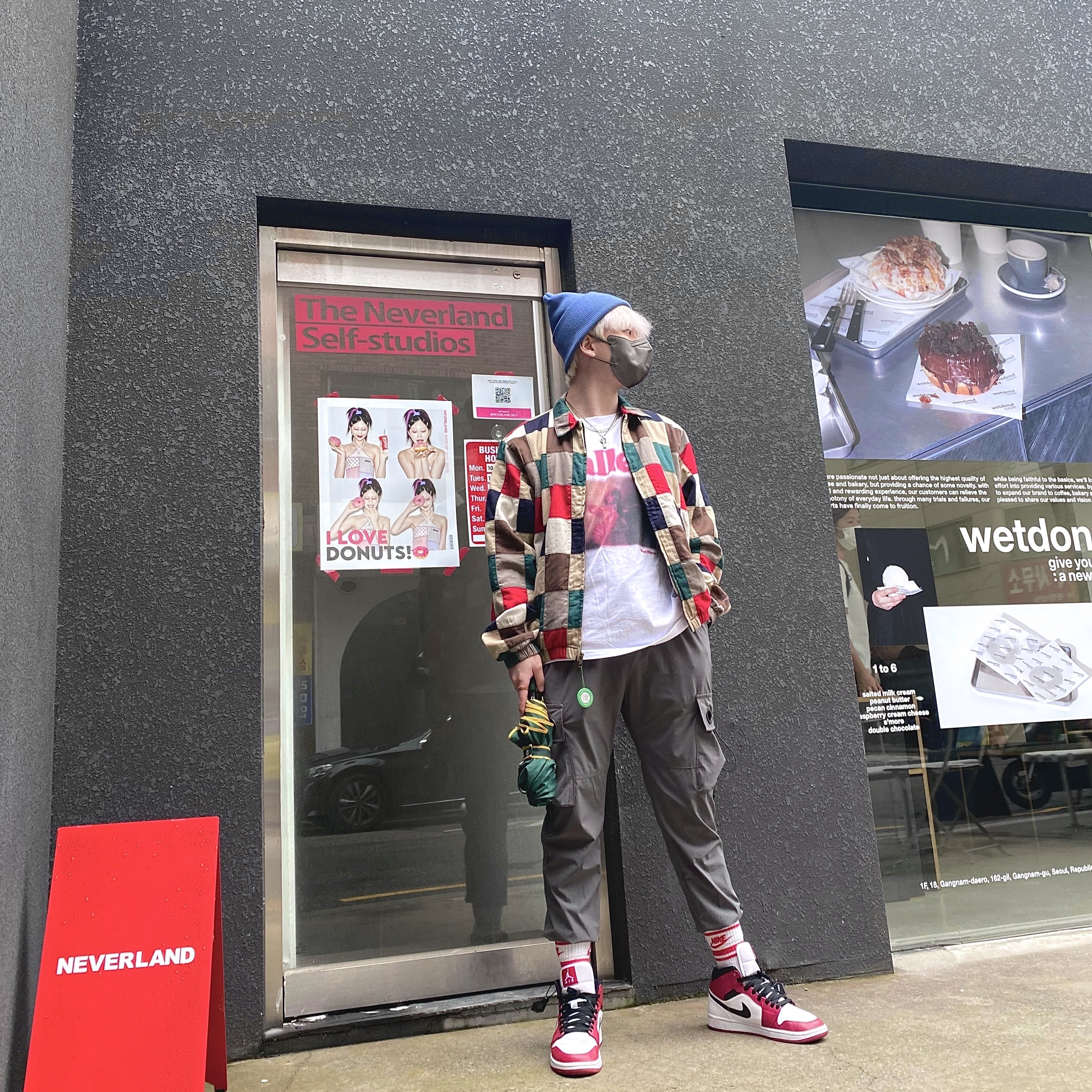 Supreme Patchwork Harrington Jacket Multi-Color - 19SS, Jordan 1 Mid Chicago 2020 착용 스타일