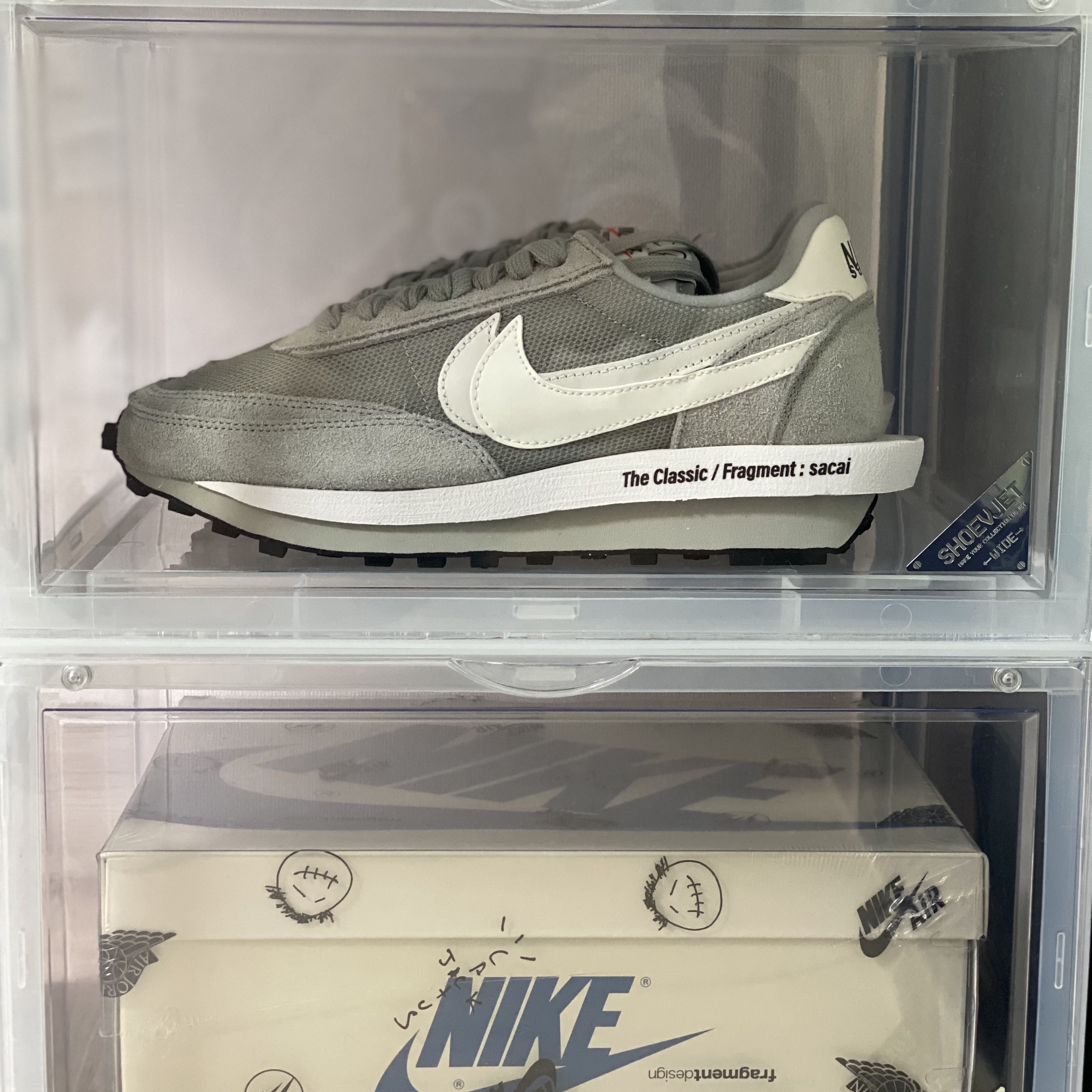 Nike x Off-White Dunk Low The 50 - Lot 46, Jordan 1 x Travis Scott x Fragment Retro Low OG SP Military Blue 착용 스타일 - 2