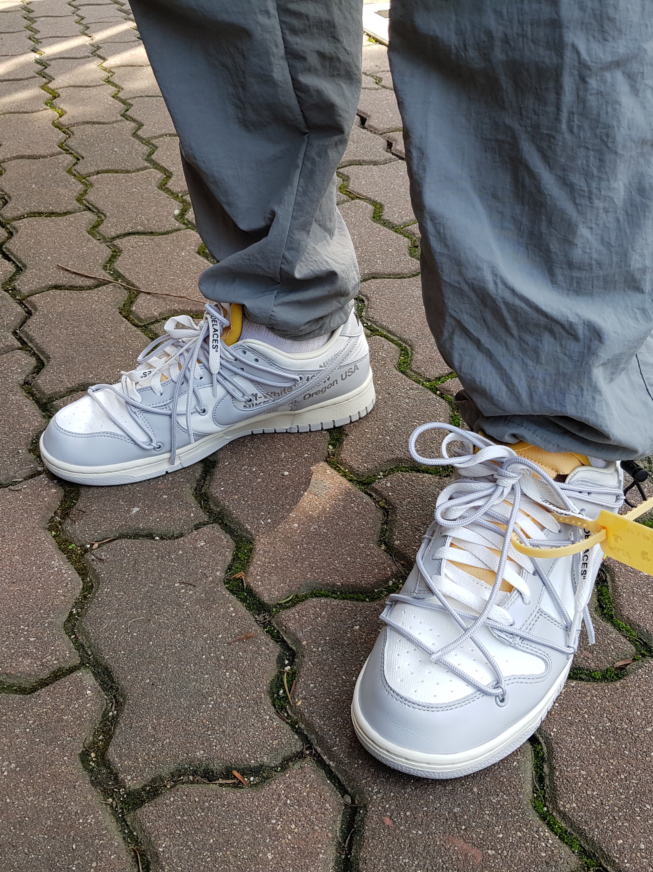 Nike x Off-White Dunk Low The 50 - Lot 46 착용 스타일 - 3