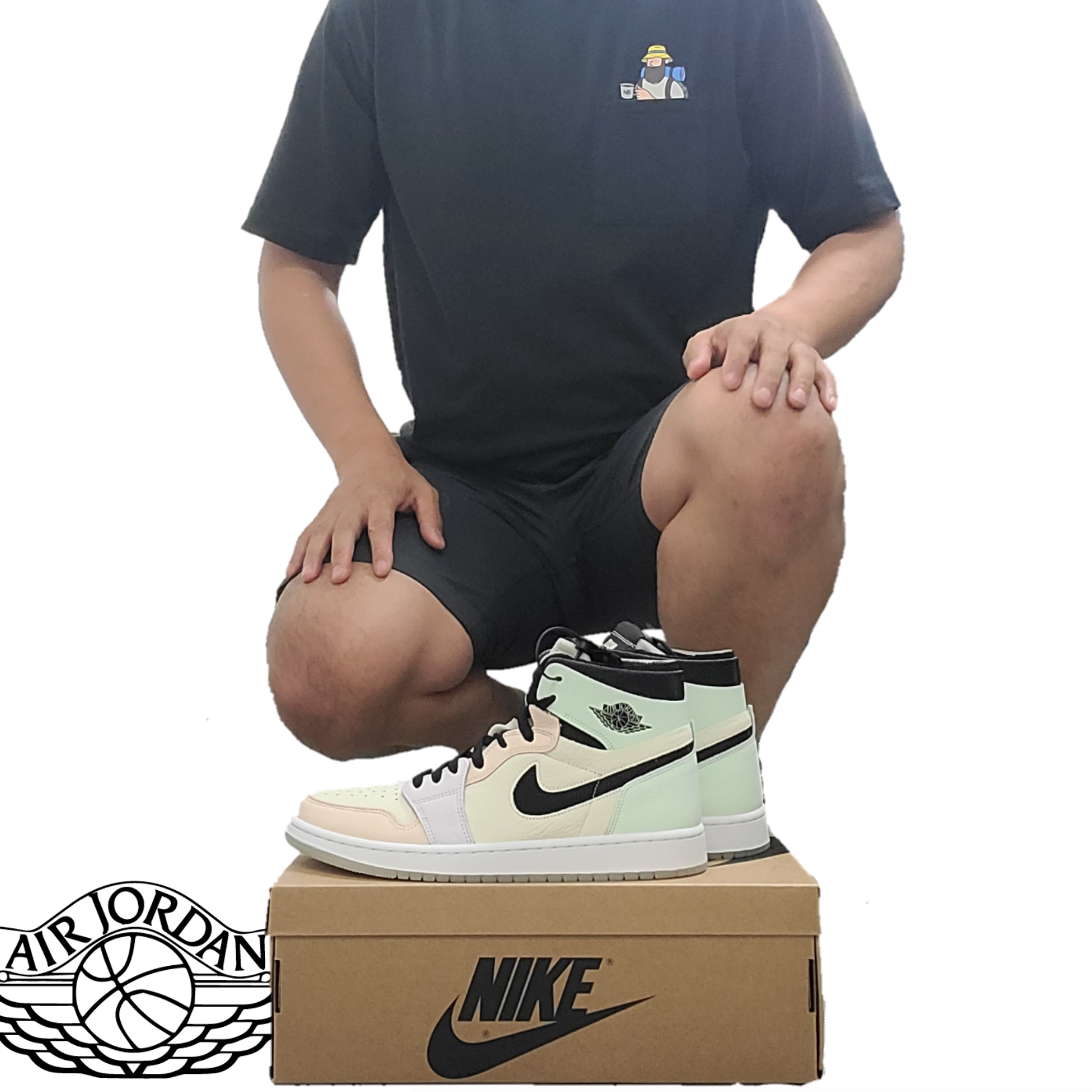 (W) Jordan 1 Zoom Air CMFT Pale Ivory 착용 스타일