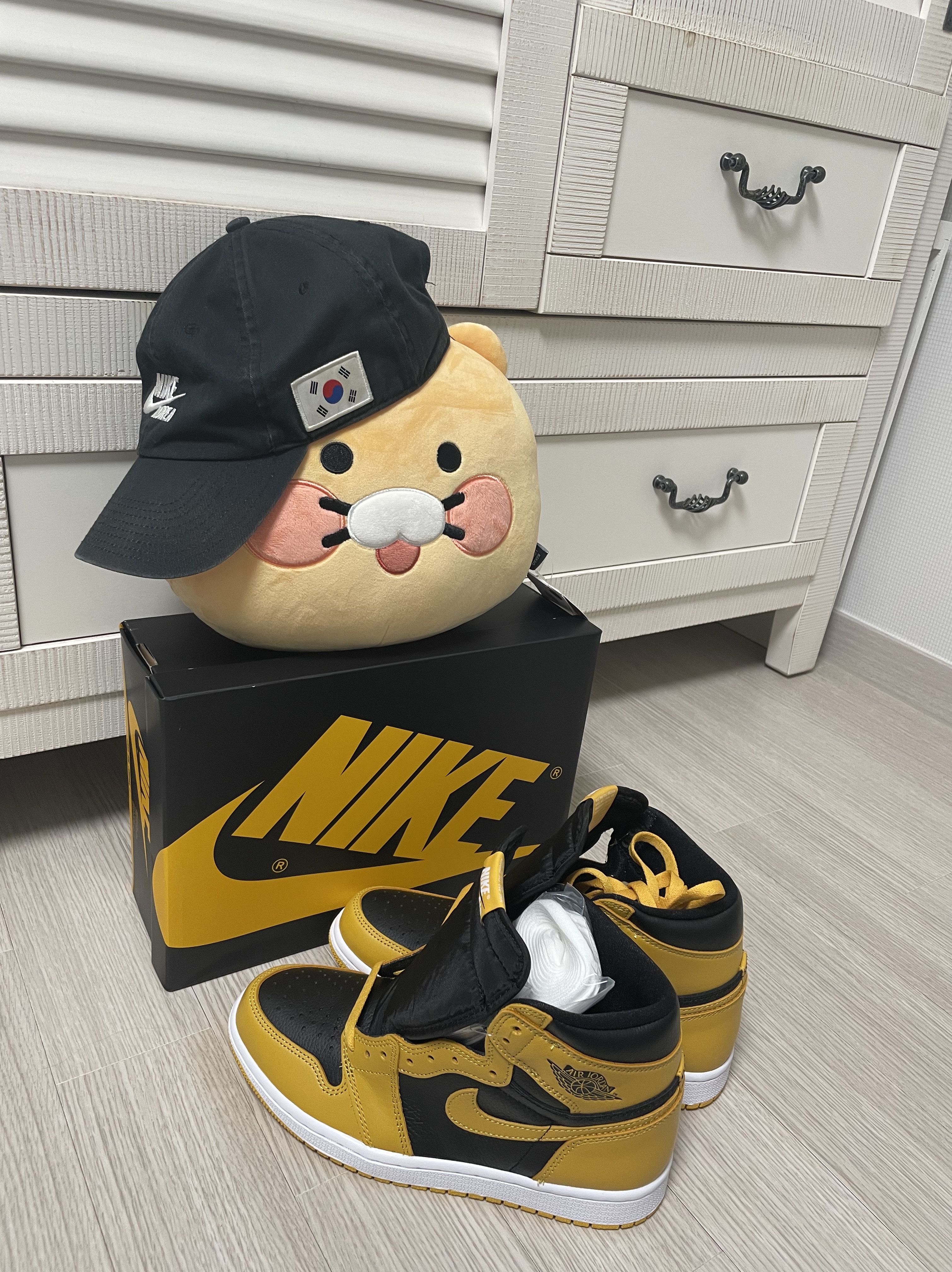 Jordan 1 Retro High OG Pollen 착용 스타일