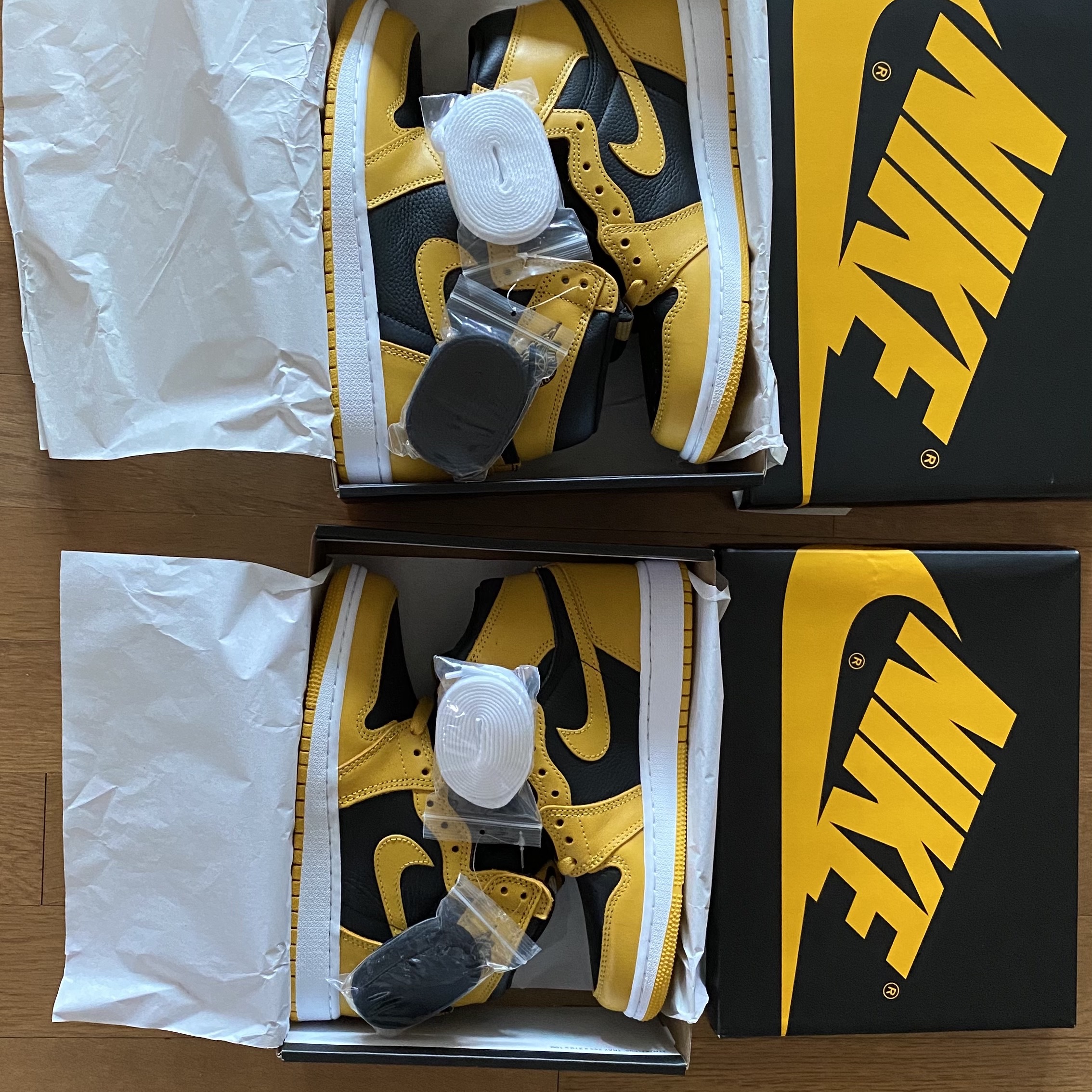 Jordan 1 Retro High OG Pollen, (GS) Jordan 1 Retro High OG Pollen 착용 스타일
