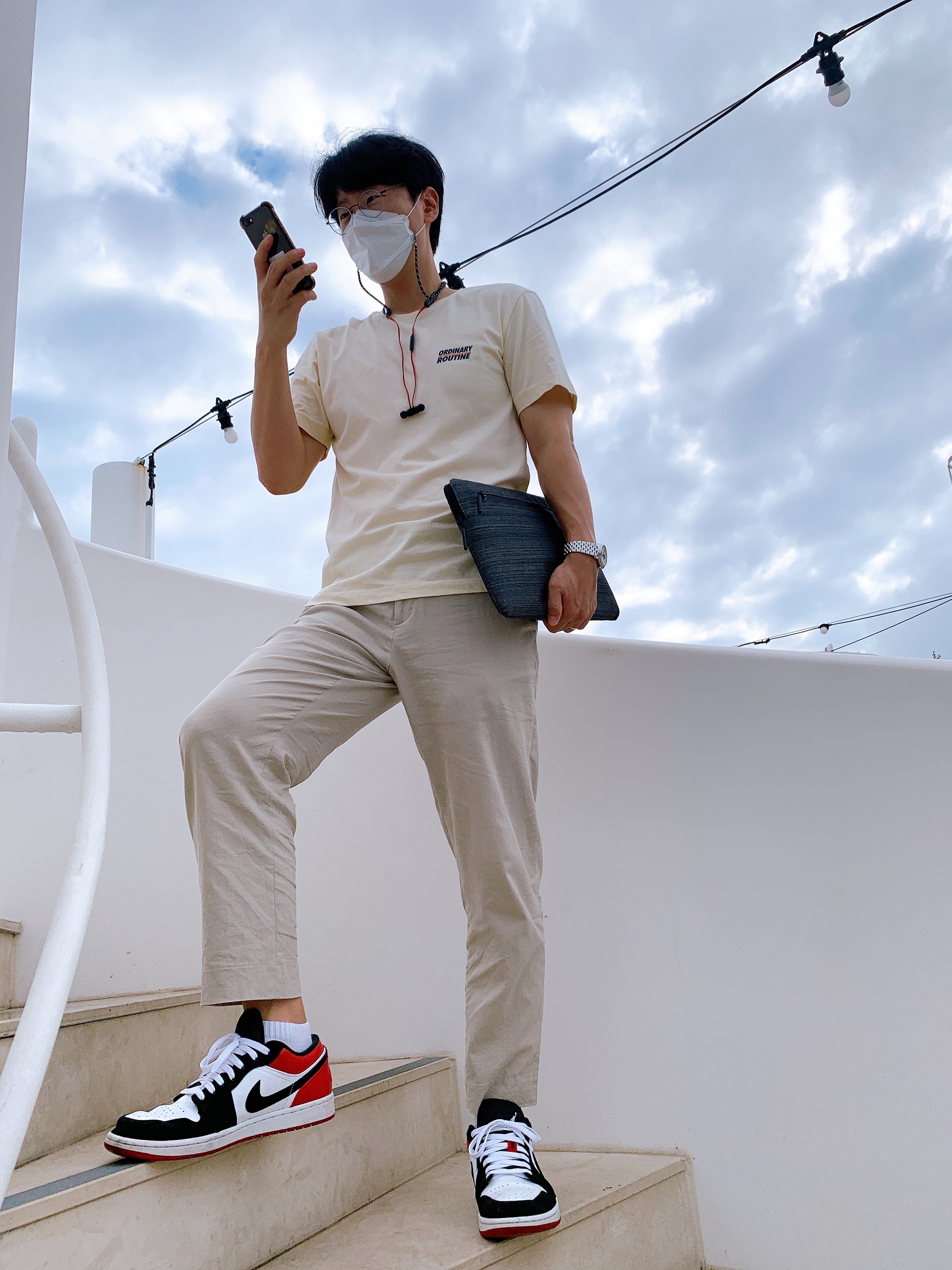 Jordan 1 Low Black Toe 착용 스타일