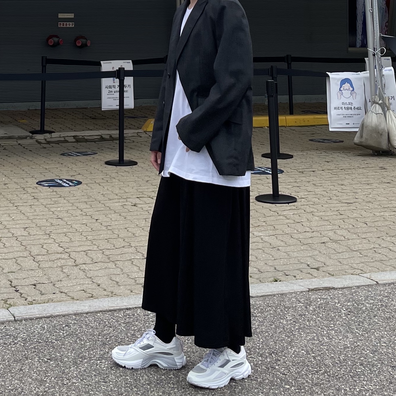 Reebok Premier Road Modern White 착용 스타일