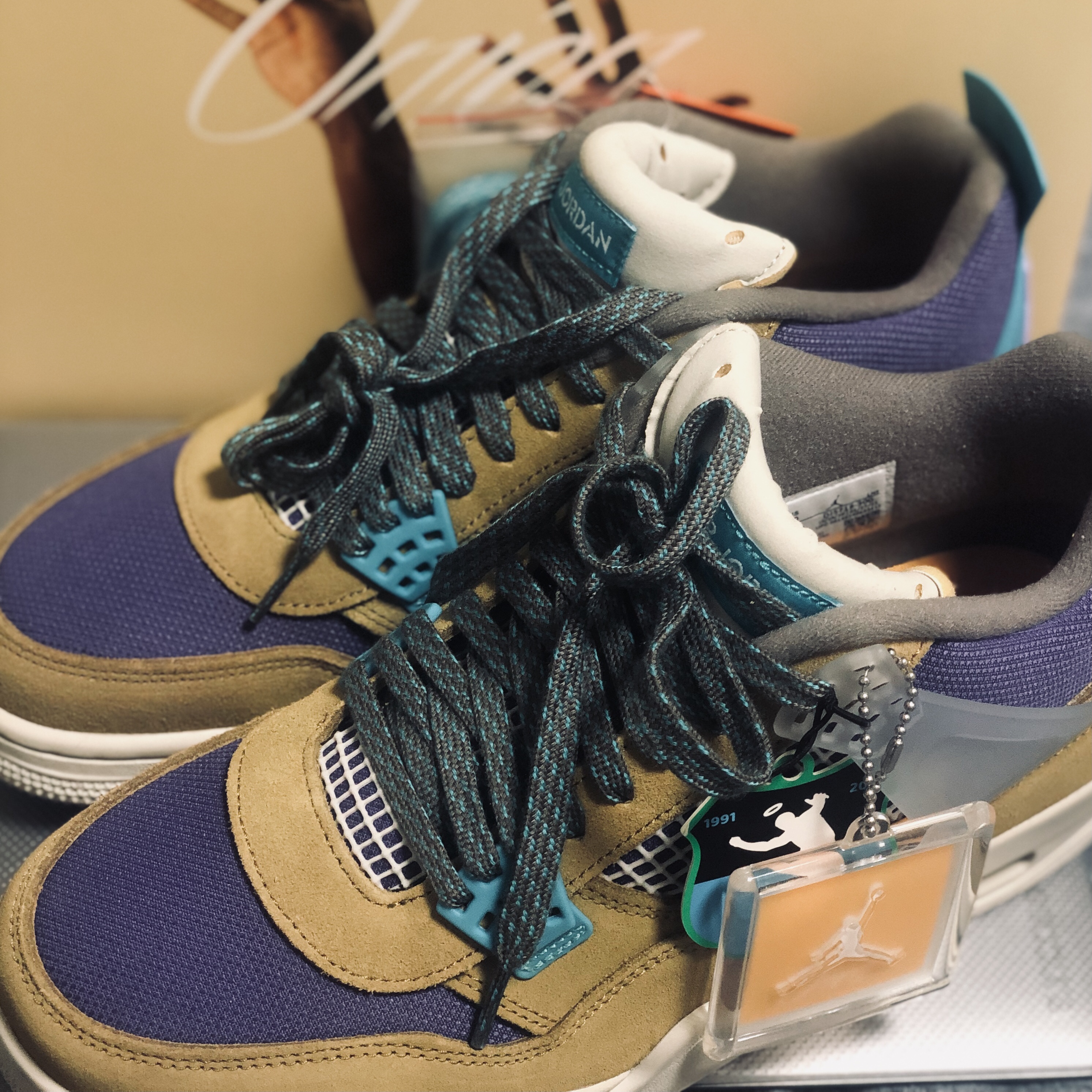 Jordan 4 x Union Retro SP Desert Moss 착용 스타일