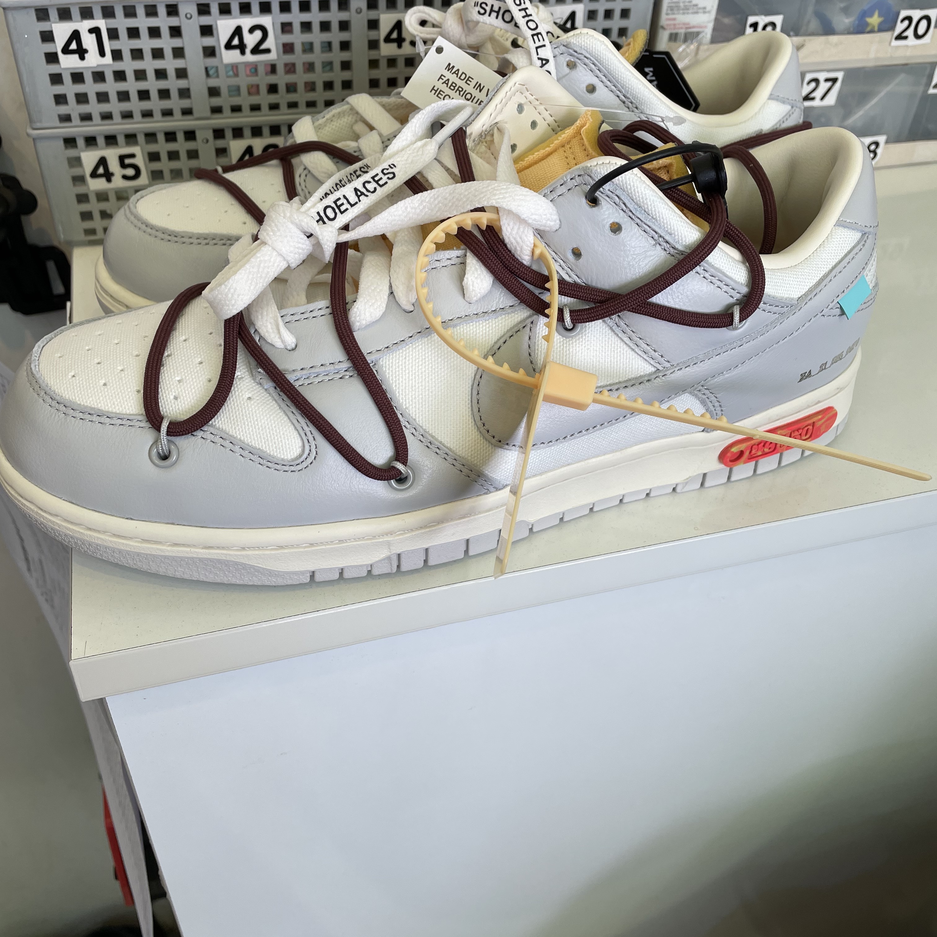 Nike x Off-White Dunk Low The 50 - Lot 46 착용 스타일 - 2