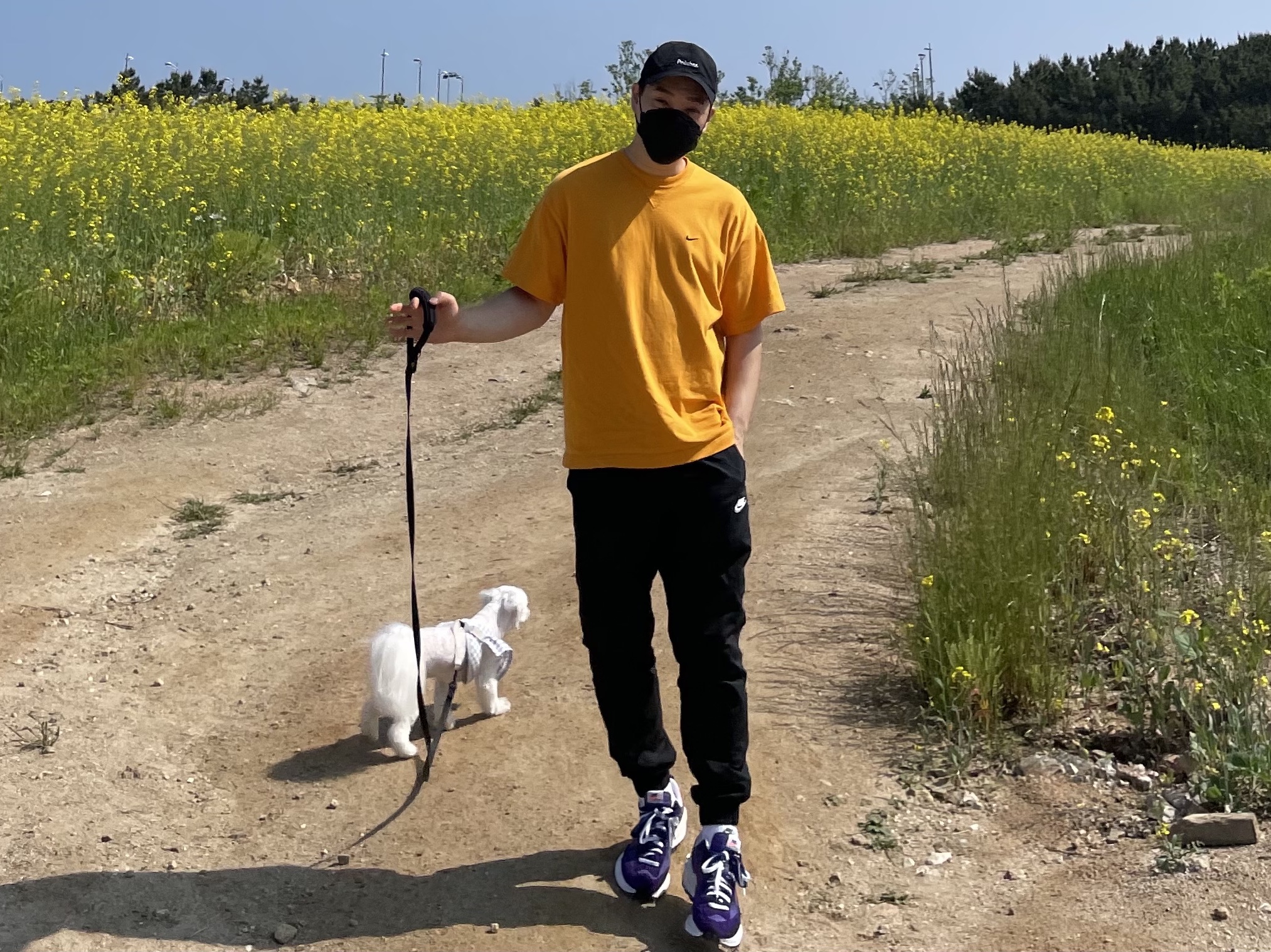 Nike x Sacai VaporWaffle Dark Iris, Nike x Kim Jones Oversized T-Shirt Circuit Orange - US/EU 착용 스타일
