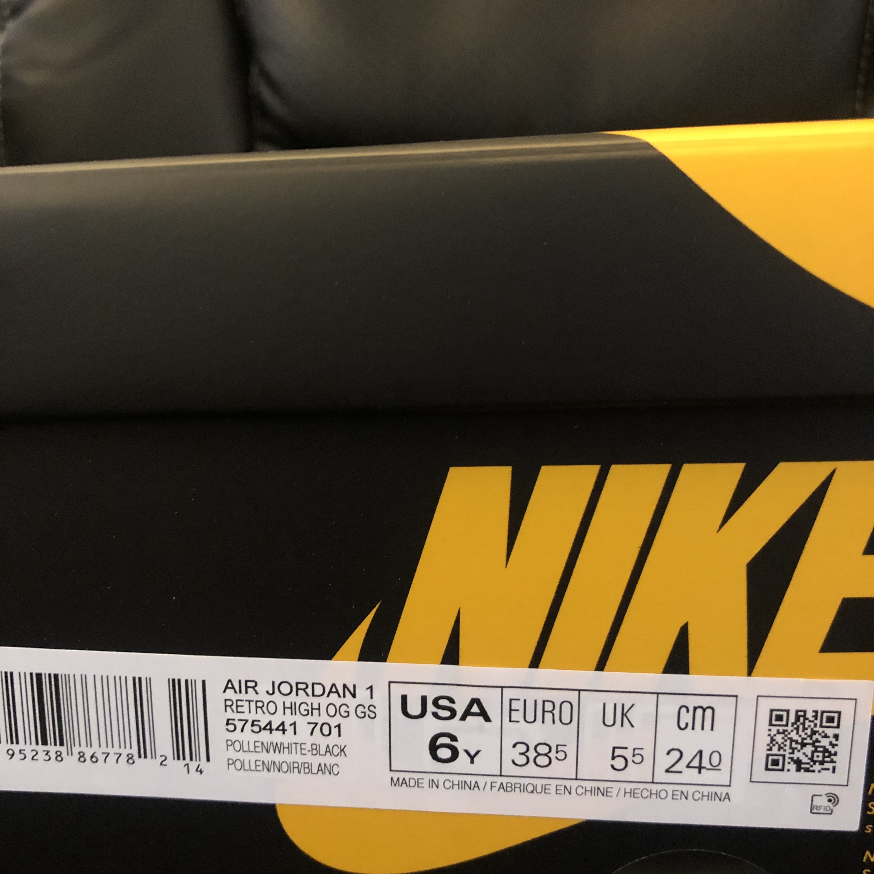 (GS) Jordan 1 Retro High OG Pollen 착용 스타일 - 4