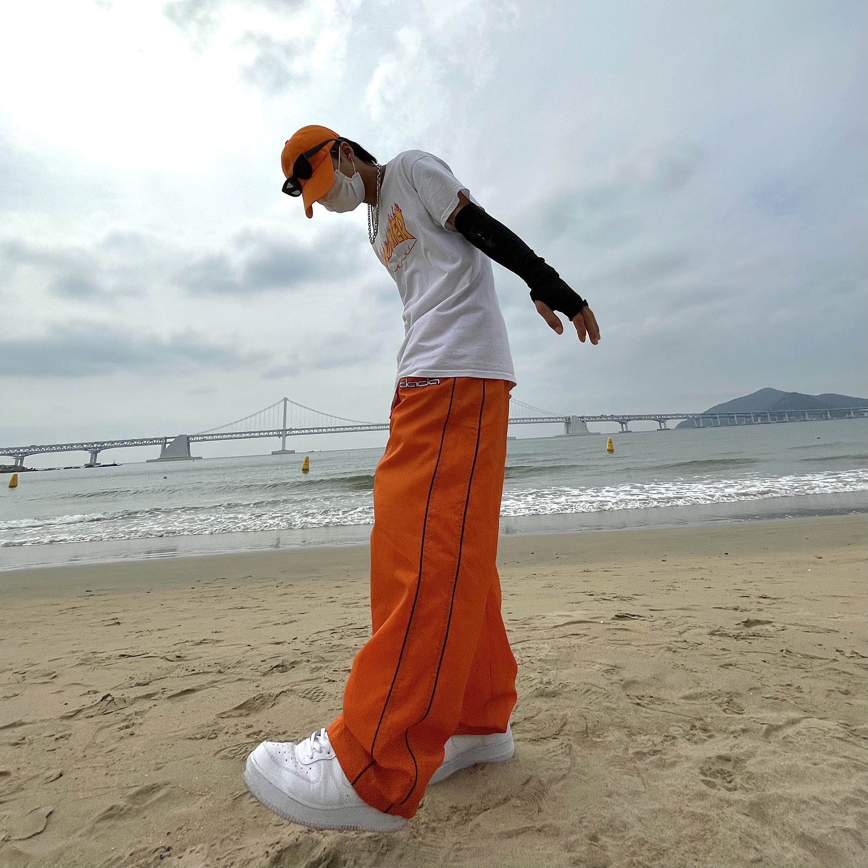 Nike Air Force 1 '07 Low White 착용 스타일