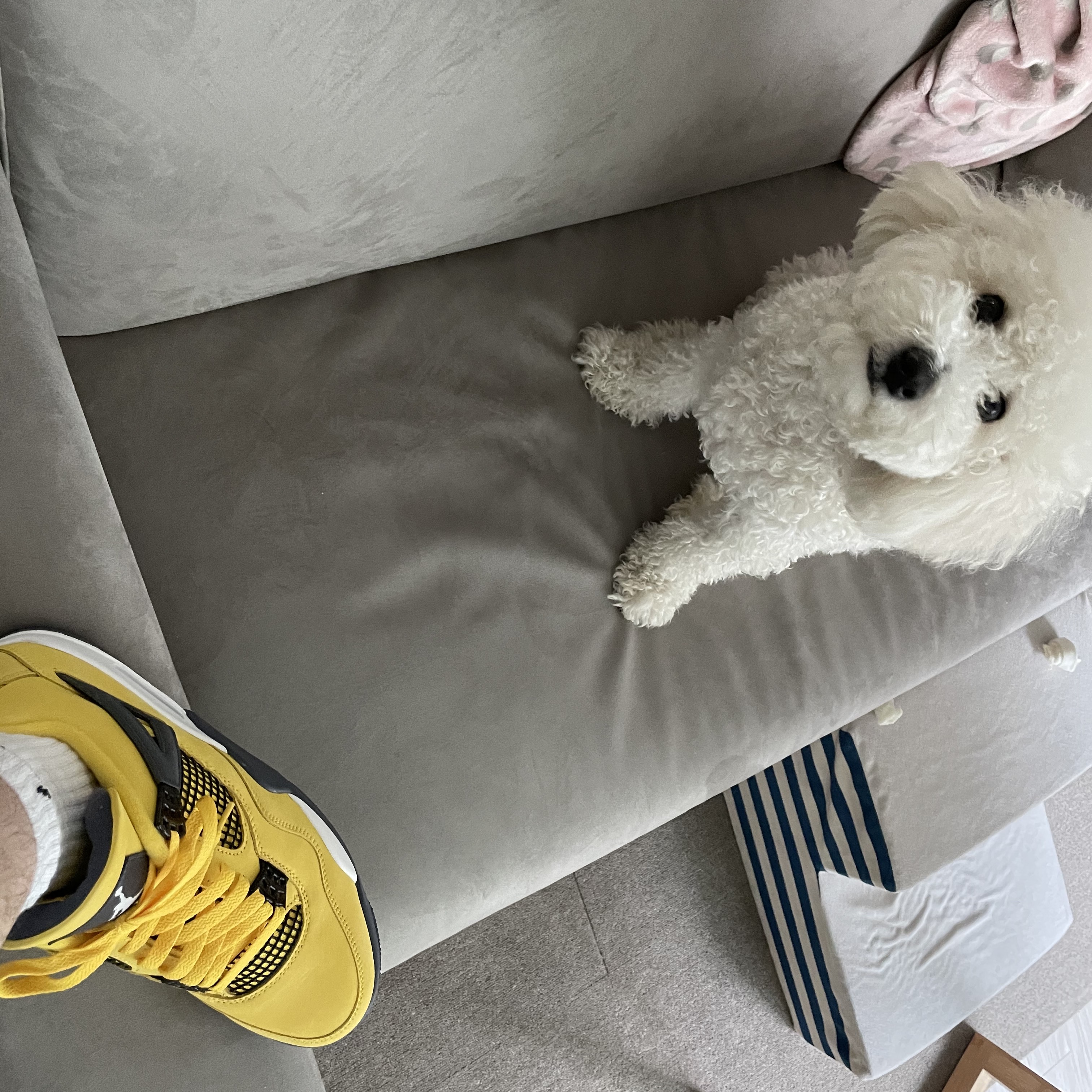 Jordan 4 Retro Tour Yellow 착용 스타일 - 1