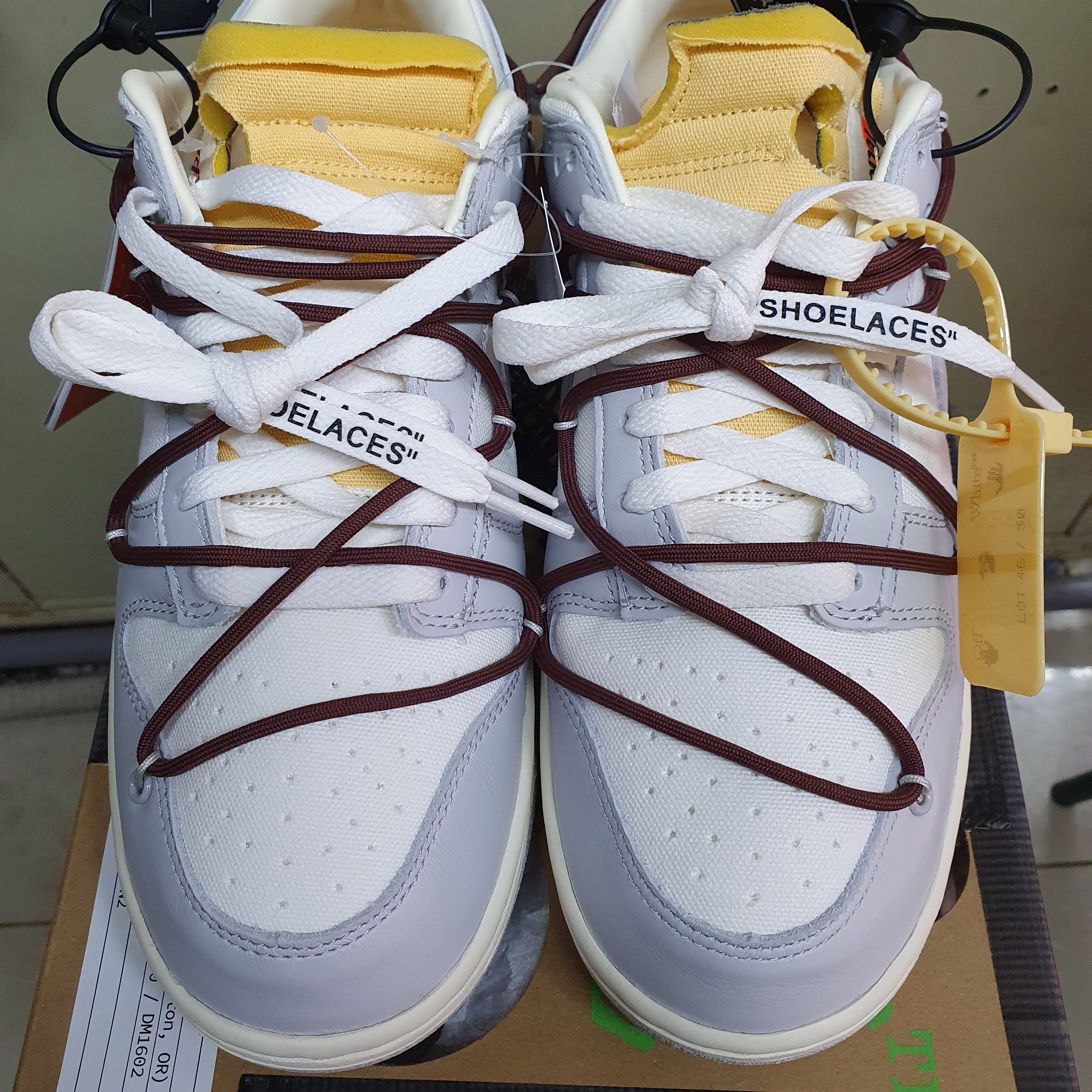 Nike x Off-White Dunk Low The 50 - Lot 46 착용 스타일 - 2