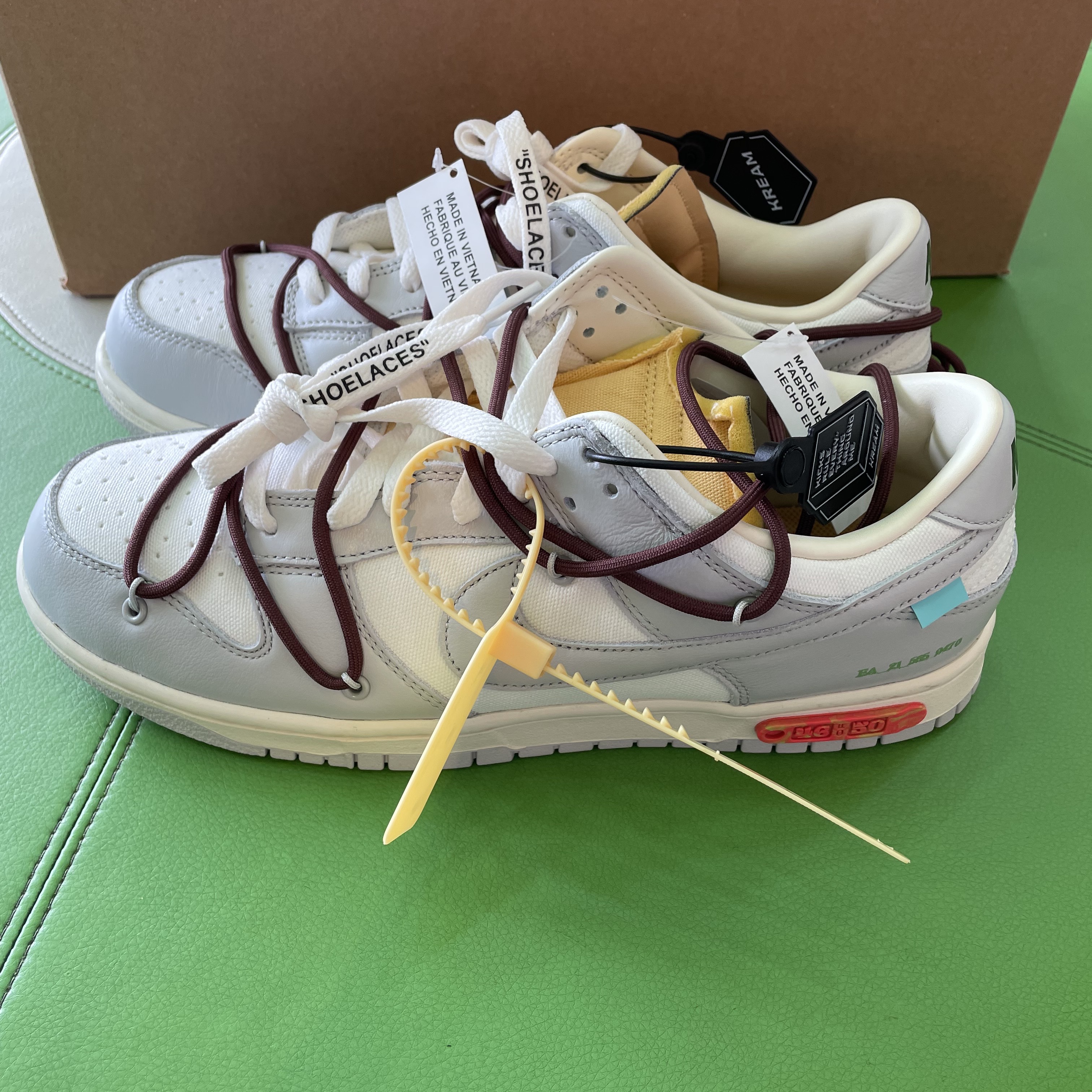 Nike x Off-White Dunk Low The 50 - Lot 46 착용 스타일 - 1