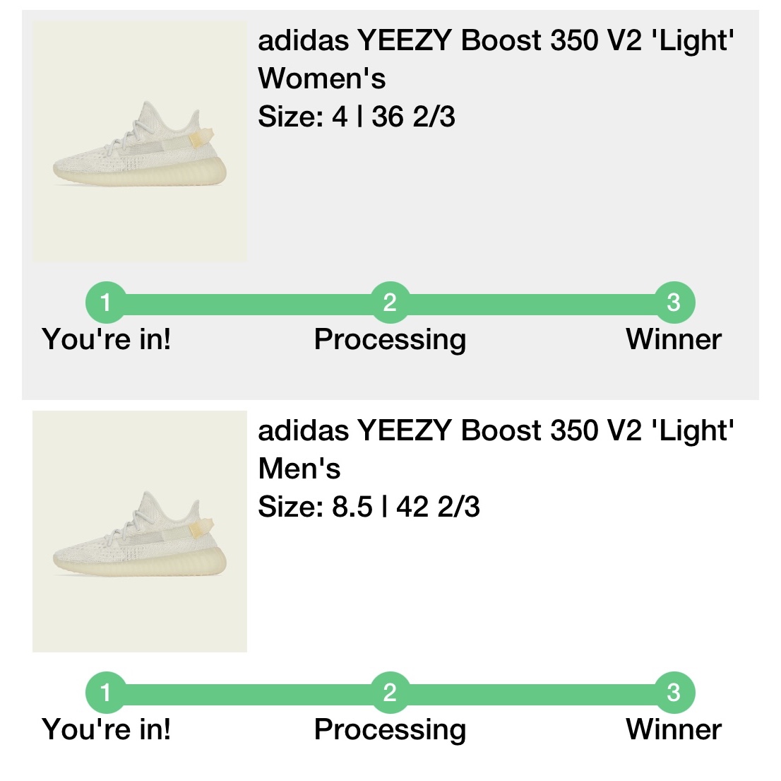 Adidas Yeezy Boost 350 V2 Light 착용 스타일