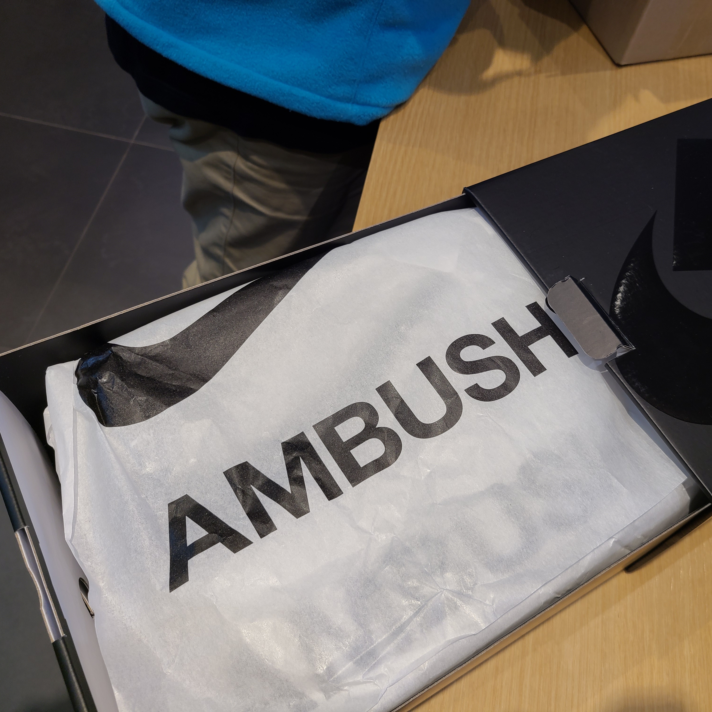 Nike x Ambush Dunk High Deep Royal Blue 착용 스타일