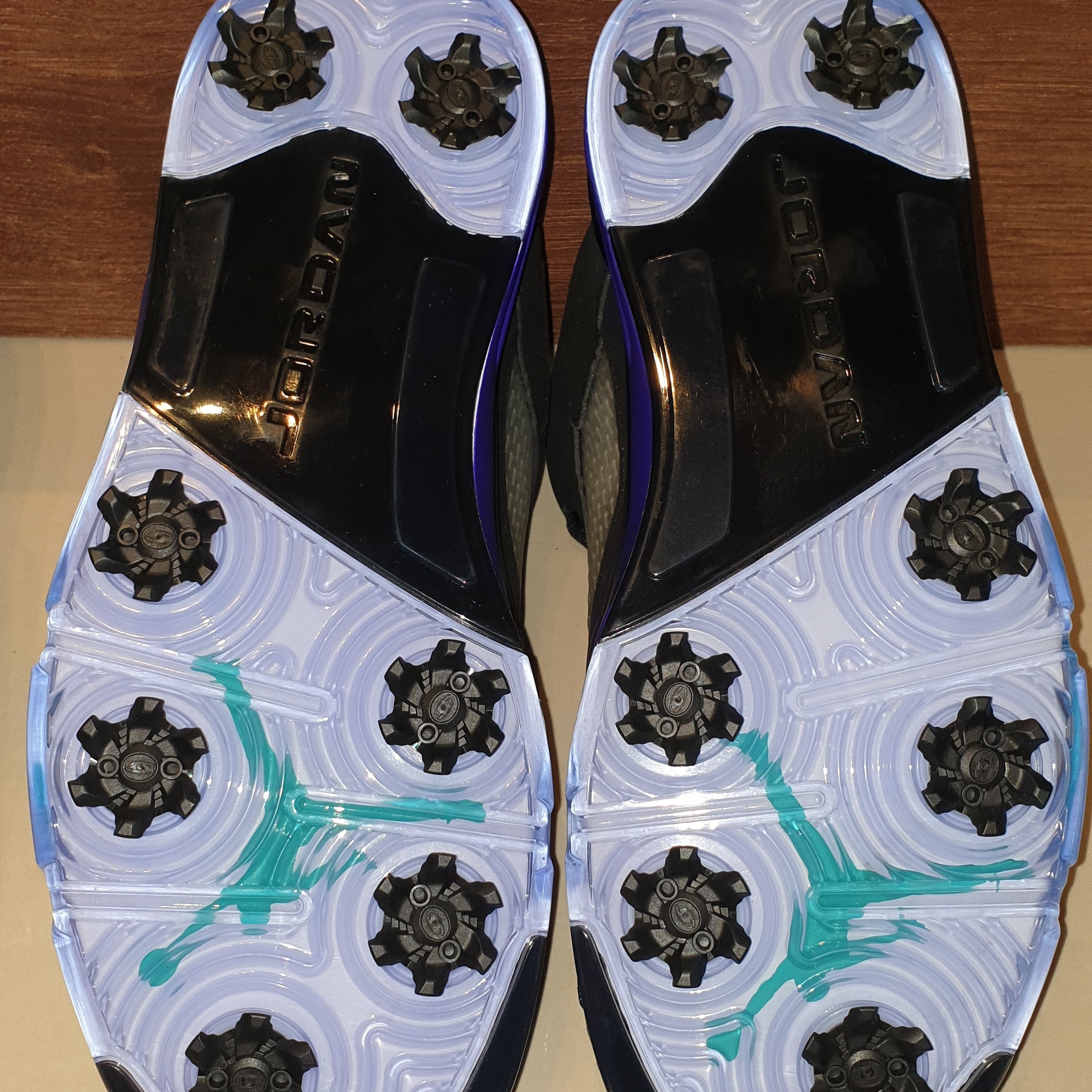 Jordan 5 Retro Low Golf Black Grape 착용 스타일 - 3