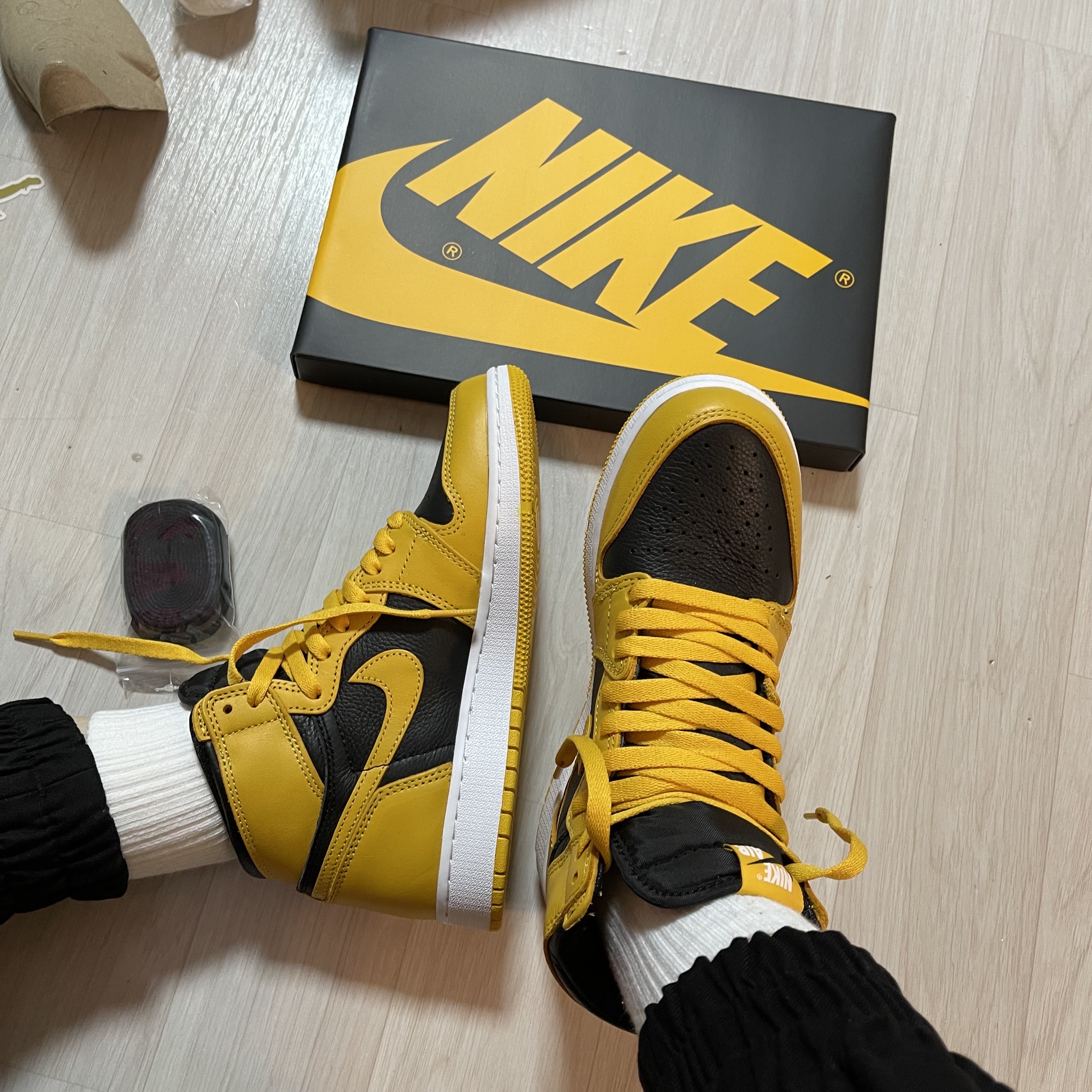 (GS) Jordan 1 Retro High OG Pollen 착용 스타일 - 4