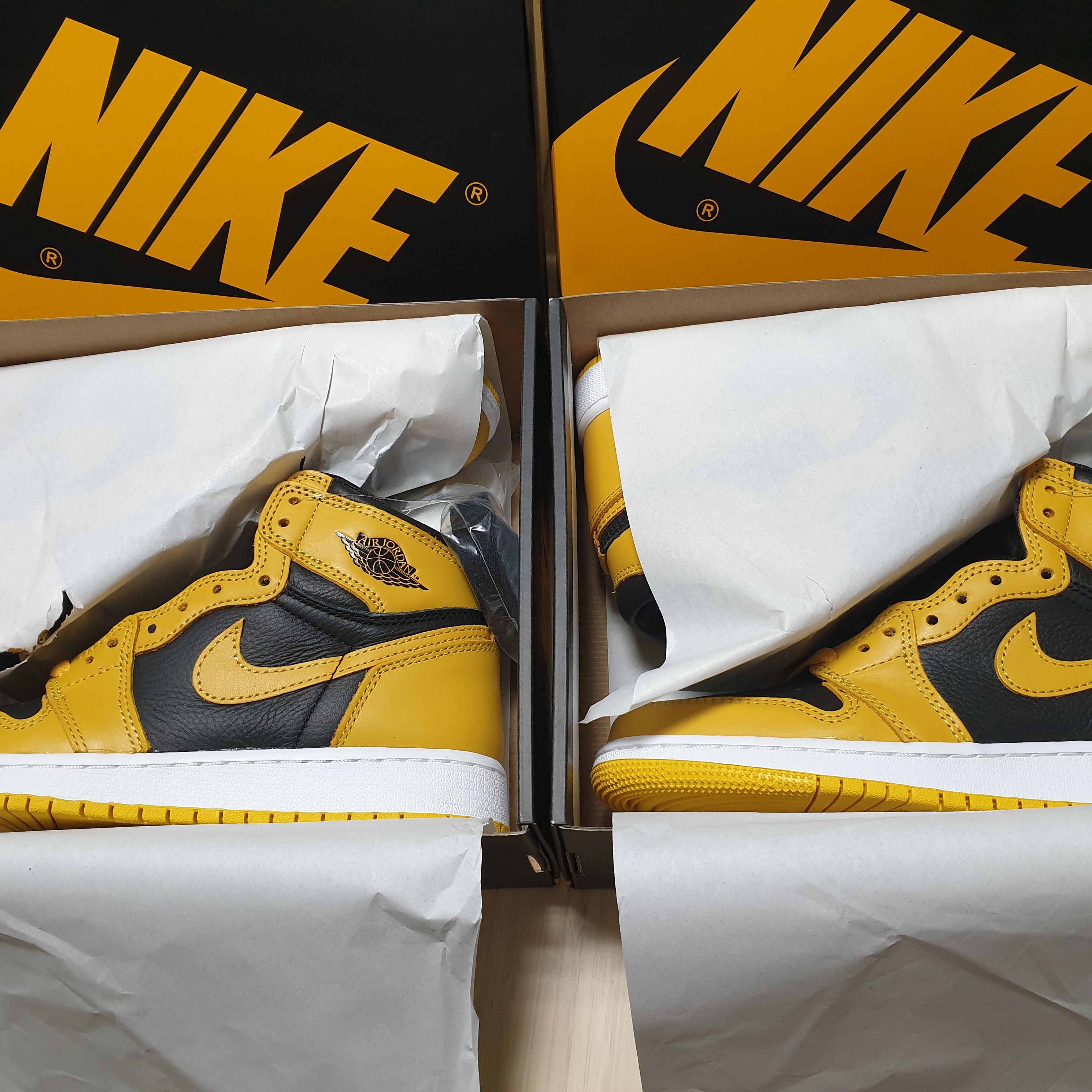 Jordan 1 Retro High OG Pollen, (GS) Jordan 1 Retro High OG Pollen 착용 스타일
