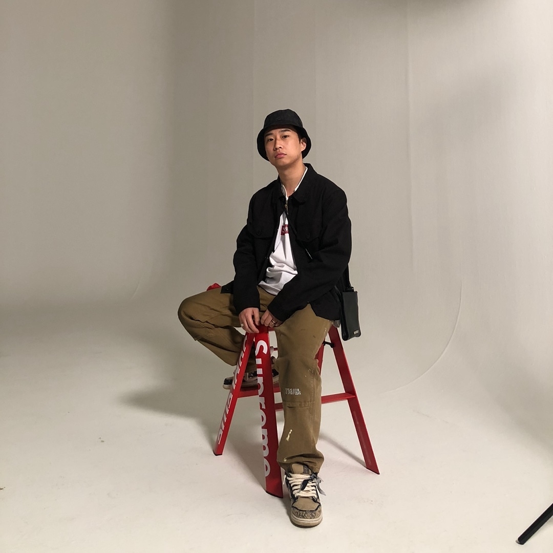 Nike x Travis Scott SB Dunk Low, Supreme Swarovski Box Logo T-Shirt White - 19SS 착용 스타일