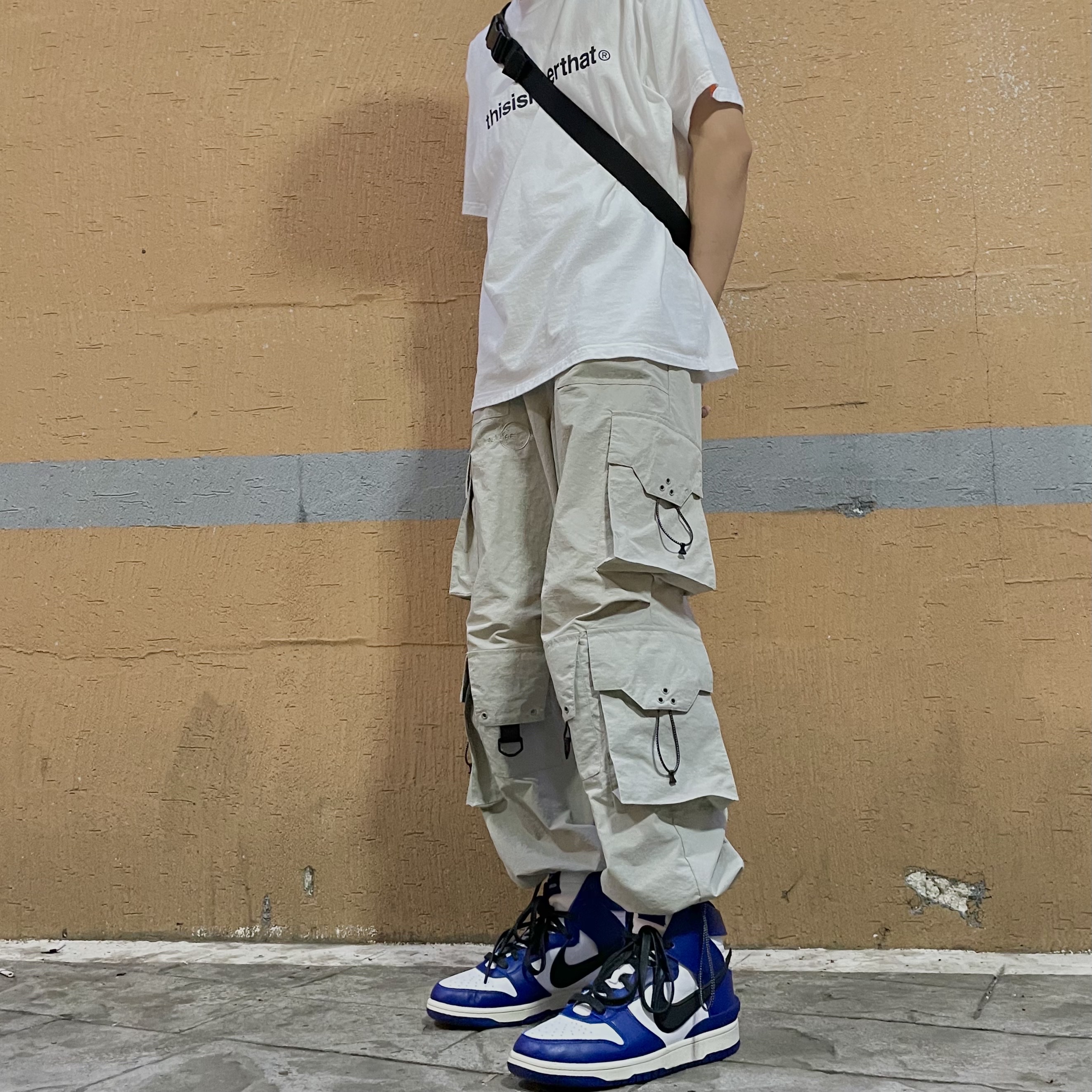 Nike x Ambush Dunk High Deep Royal Blue 착용 스타일