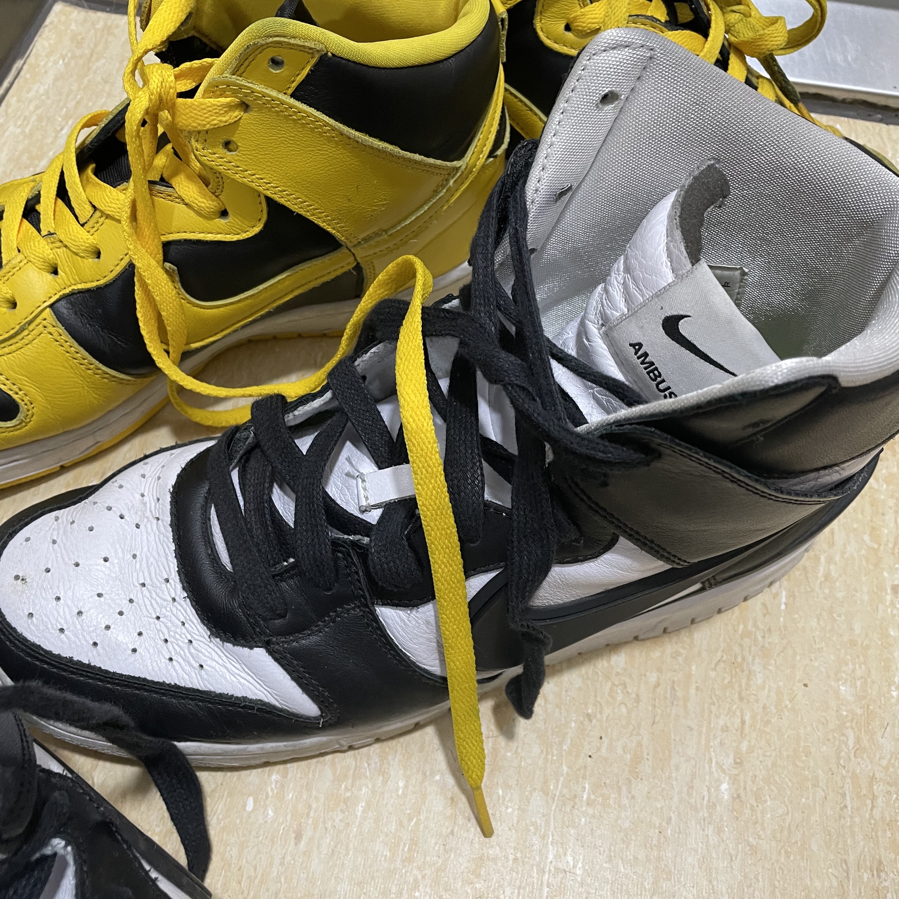 Nike x Ambush Dunk High Black 착용 스타일