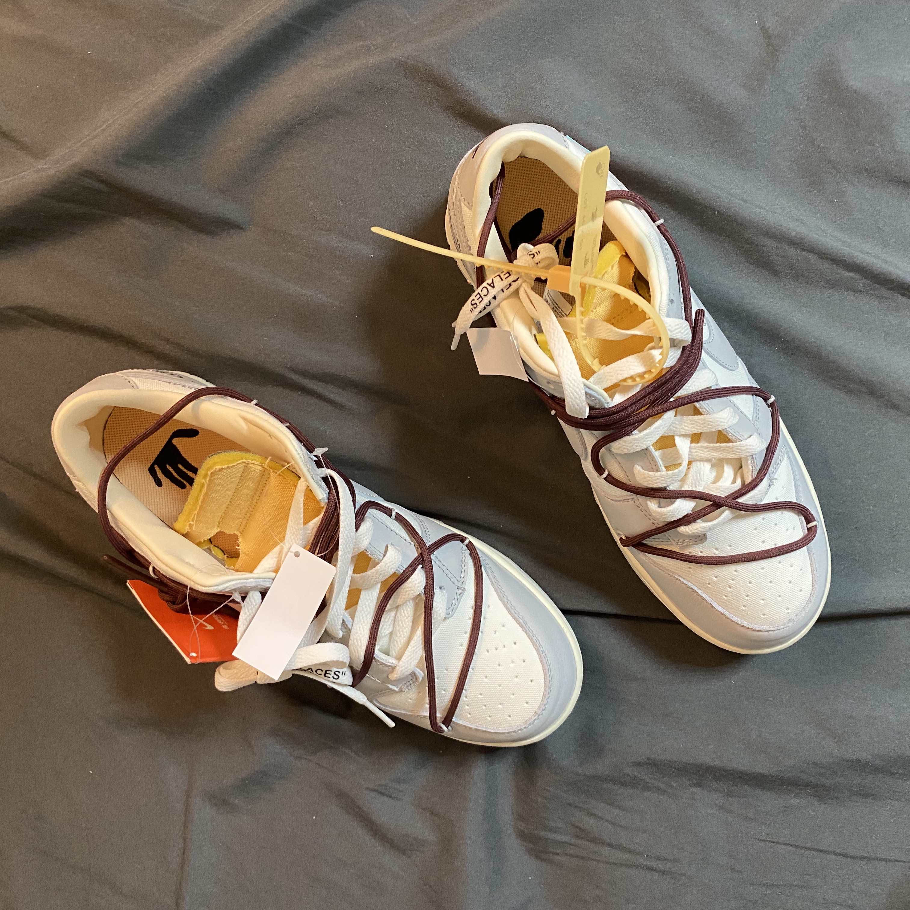 Nike x Off-White Dunk Low The 50 - Lot 46 착용 스타일 - 2