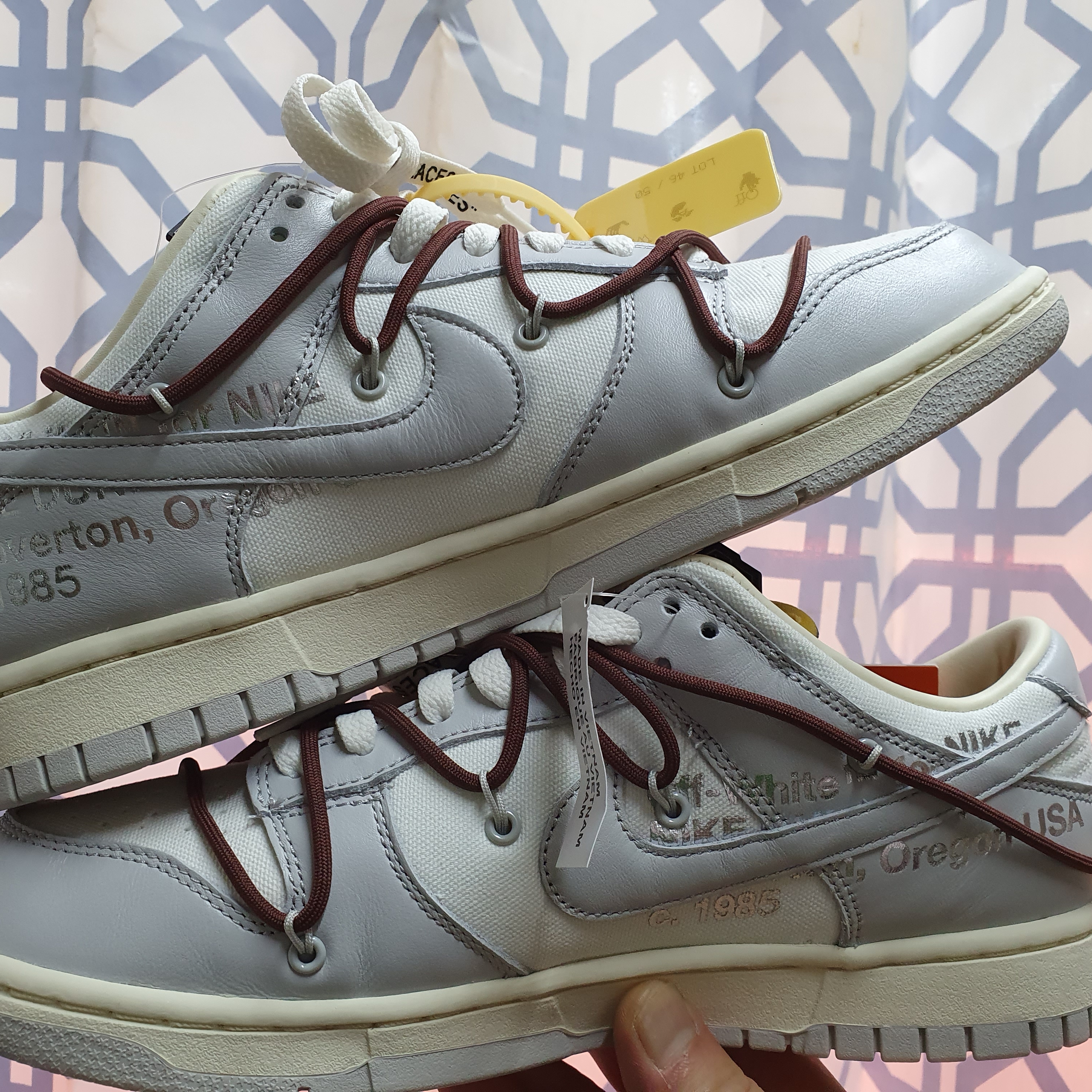 Nike x Off-White Dunk Low The 50 - Lot 46 착용 스타일 - 1