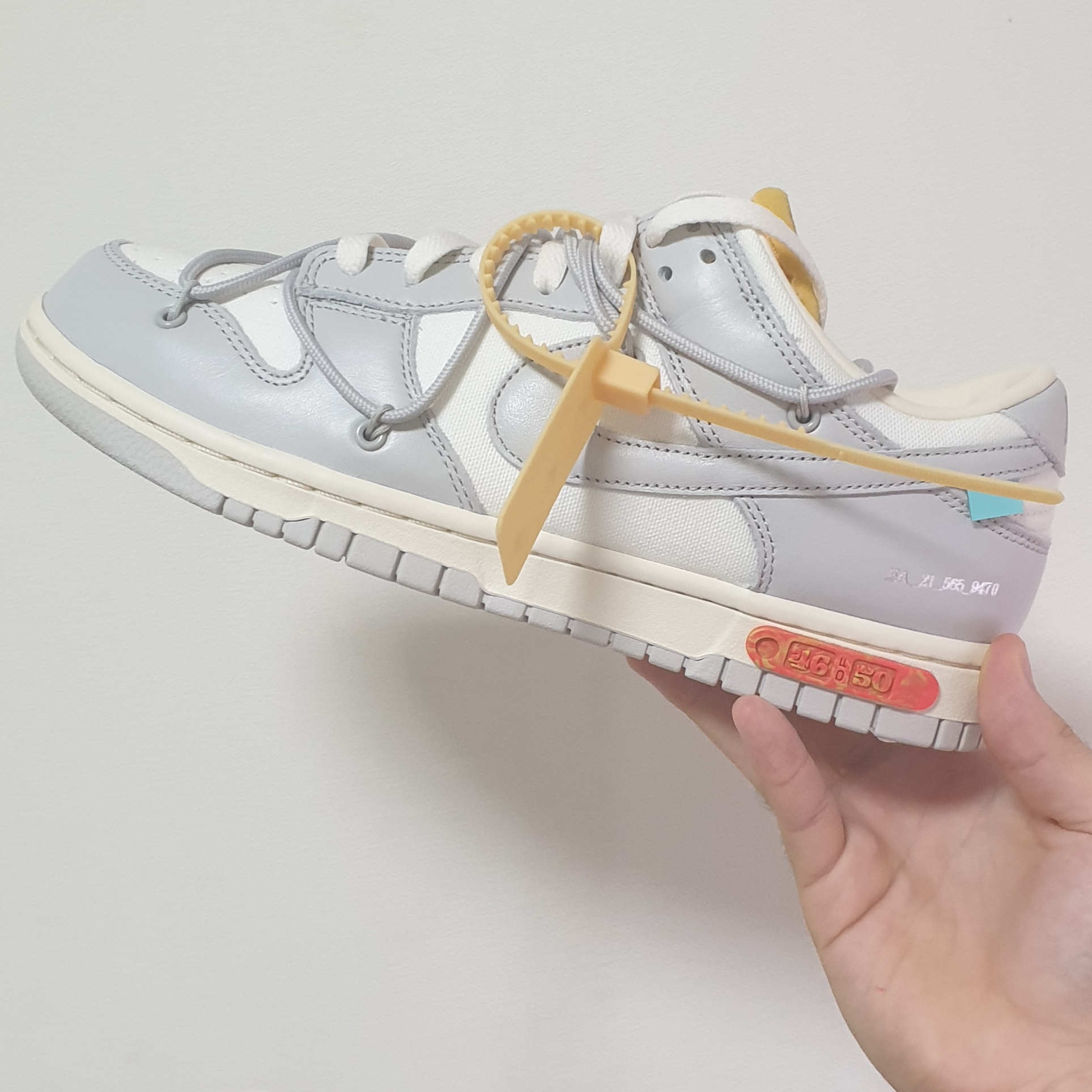 Nike x Off-White Dunk Low The 50 - Lot 46 착용 스타일 - 2