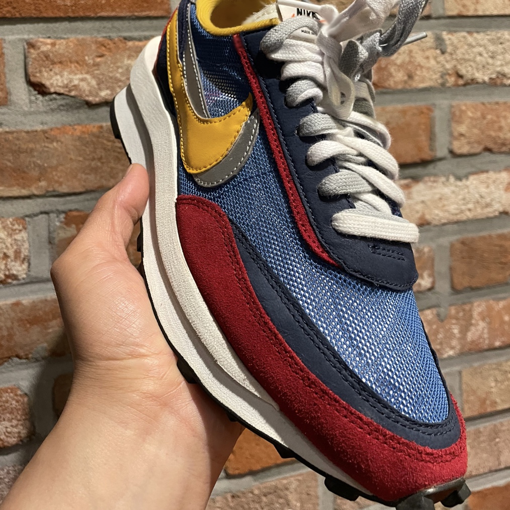 Nike x Sacai LDWaffle Blue Multi 착용 스타일 - 2