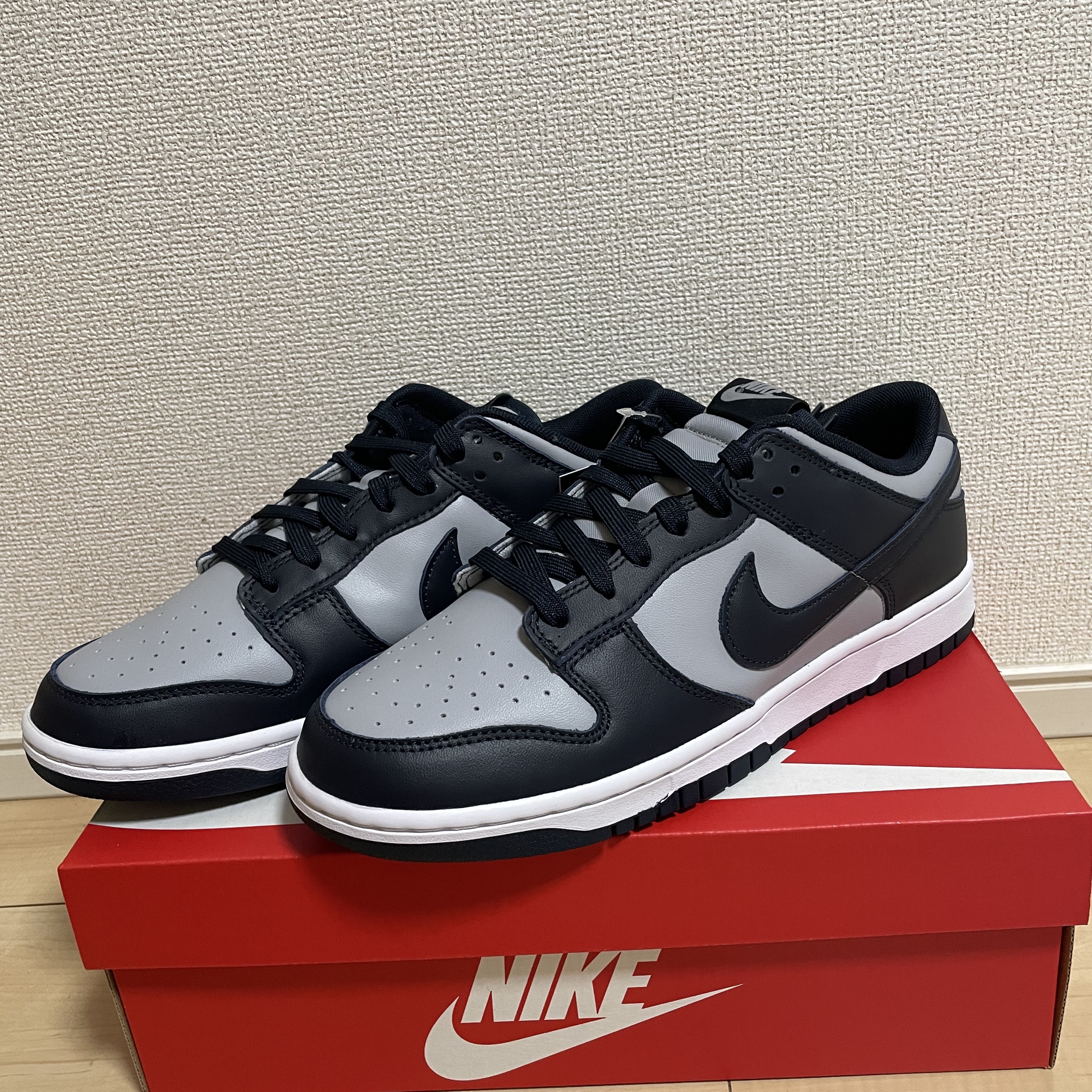 Nike Dunk Low Retro Championship Grey 착용 스타일 - 1