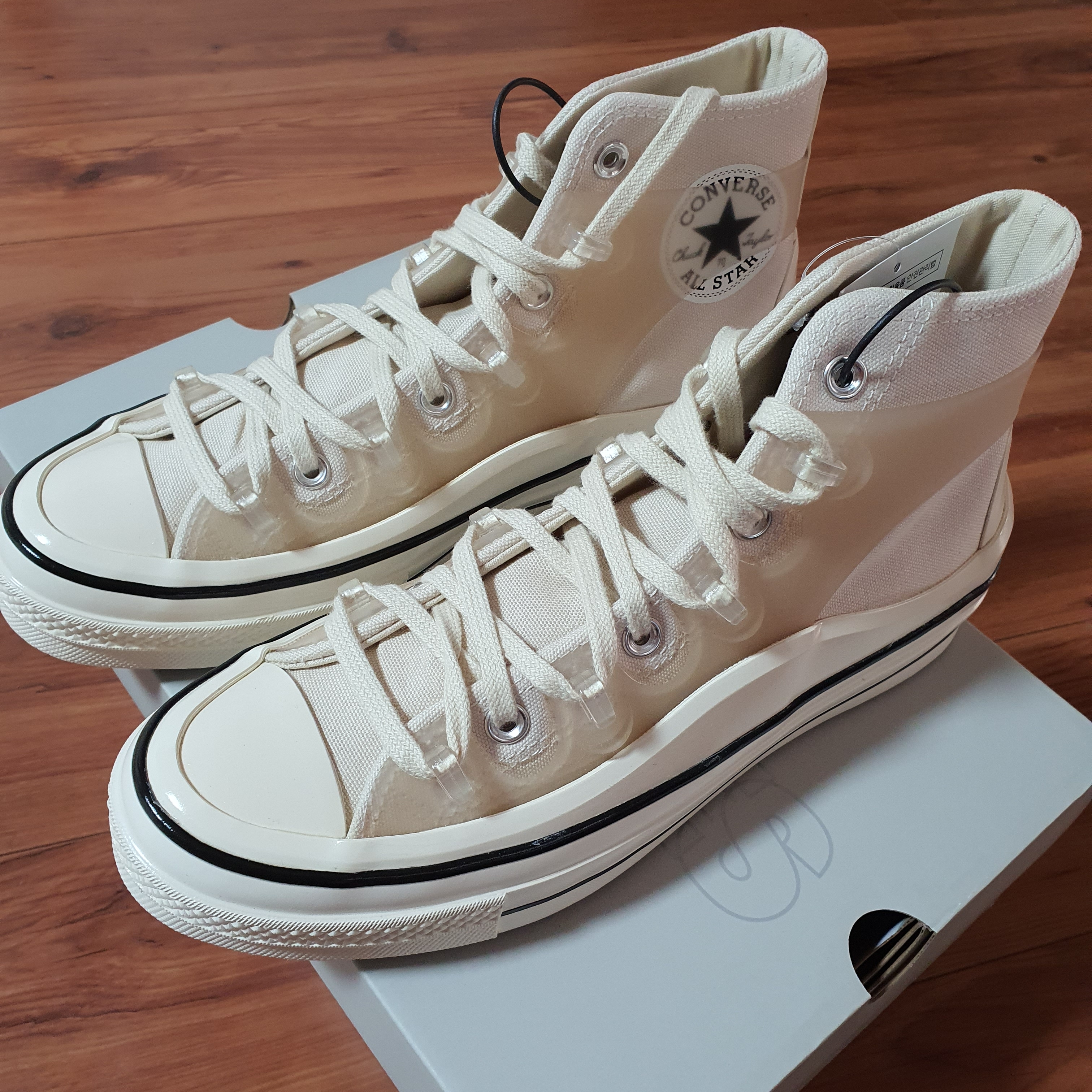 Converse x Kim Jones Chuck 70 Utility Wave High Natural Ivory 착용 스타일