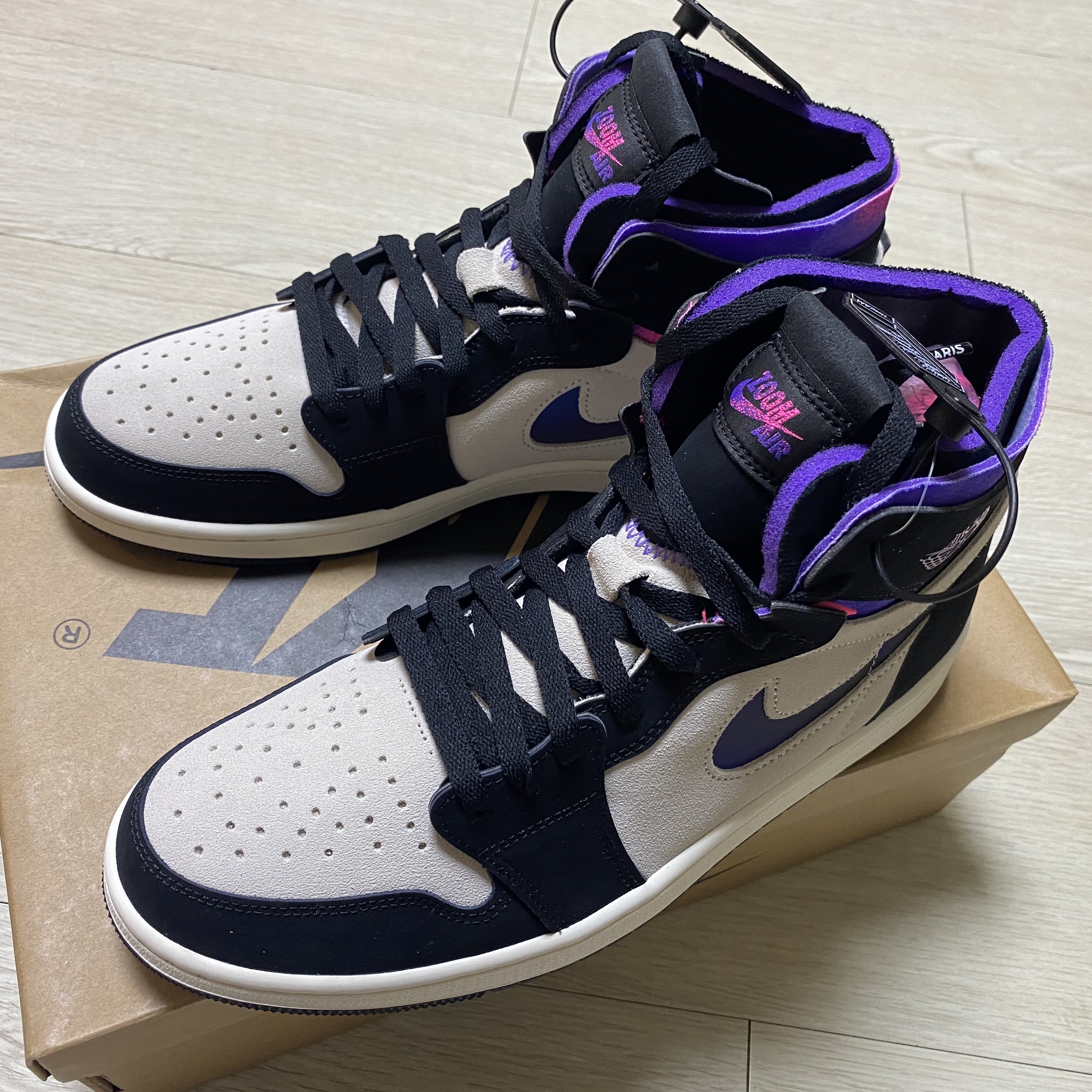 Jordan 1 x Paris Saint-Germain Zoom Air CMFT 착용 스타일 - 1