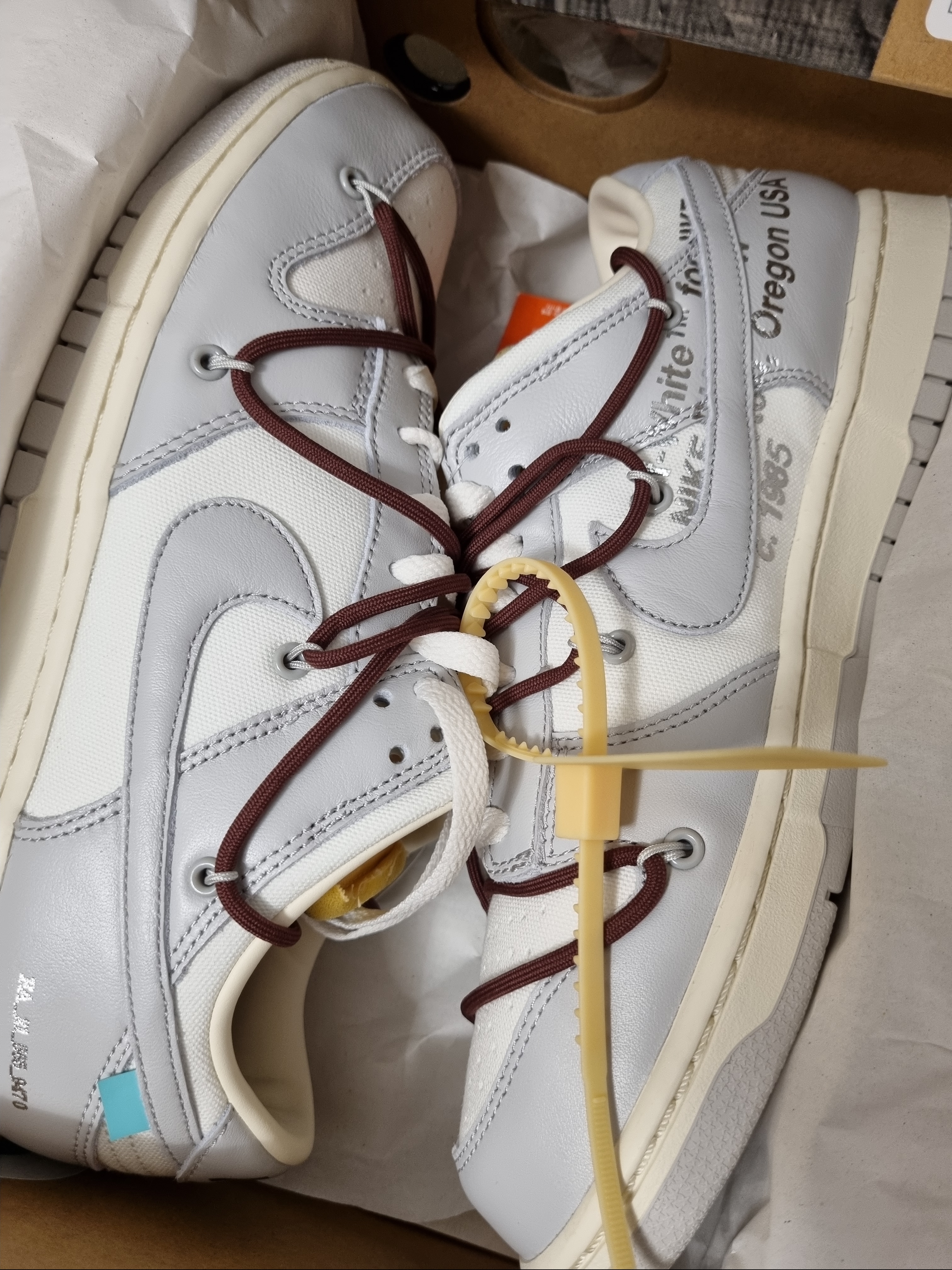 Nike x Off-White Dunk Low The 50 - Lot 46 착용 스타일 - 1