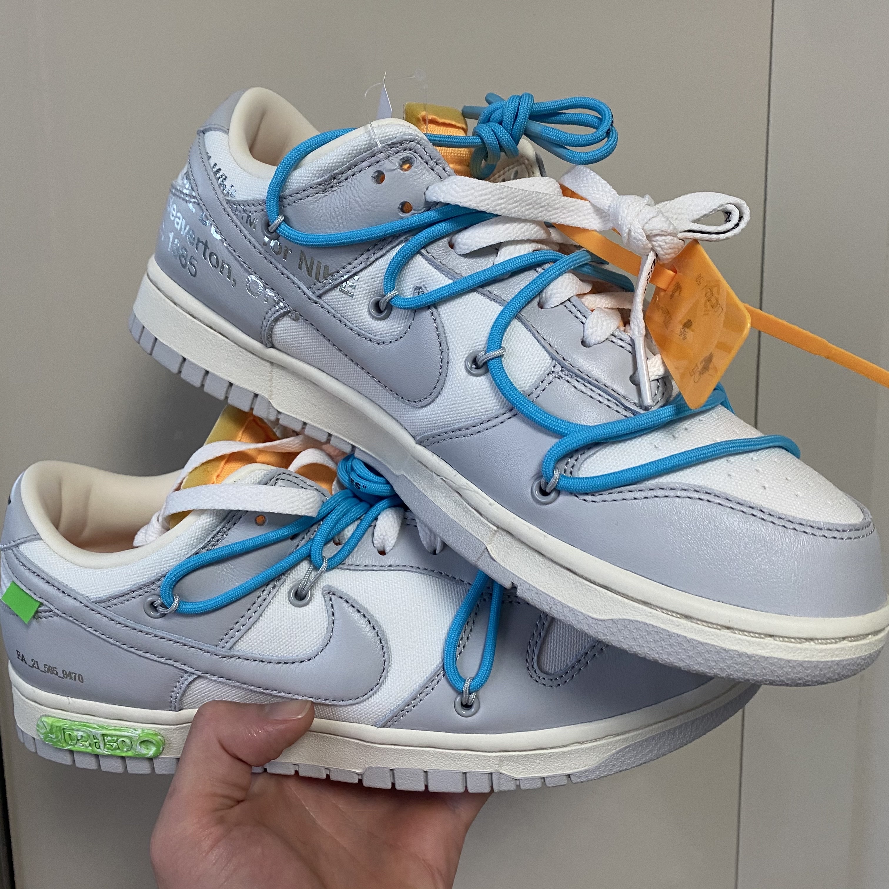 Nike x Off-White Dunk Low The 50 - Lot 2 착용 스타일 - 3
