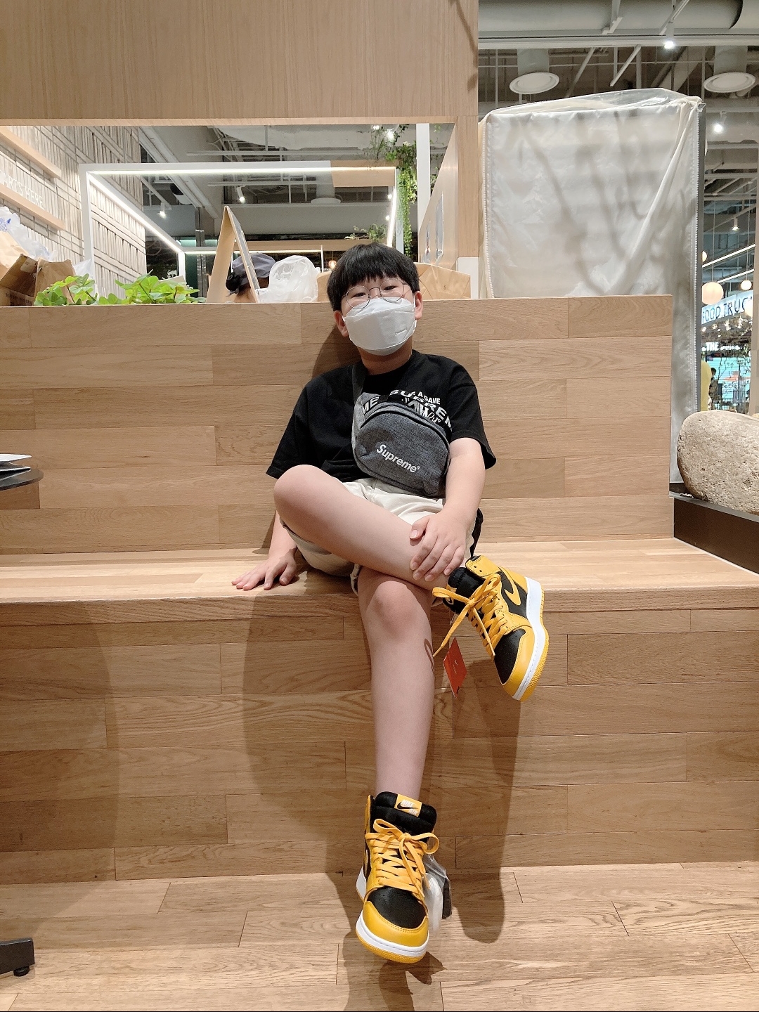 (GS) Jordan 1 Retro High OG Pollen 착용 스타일