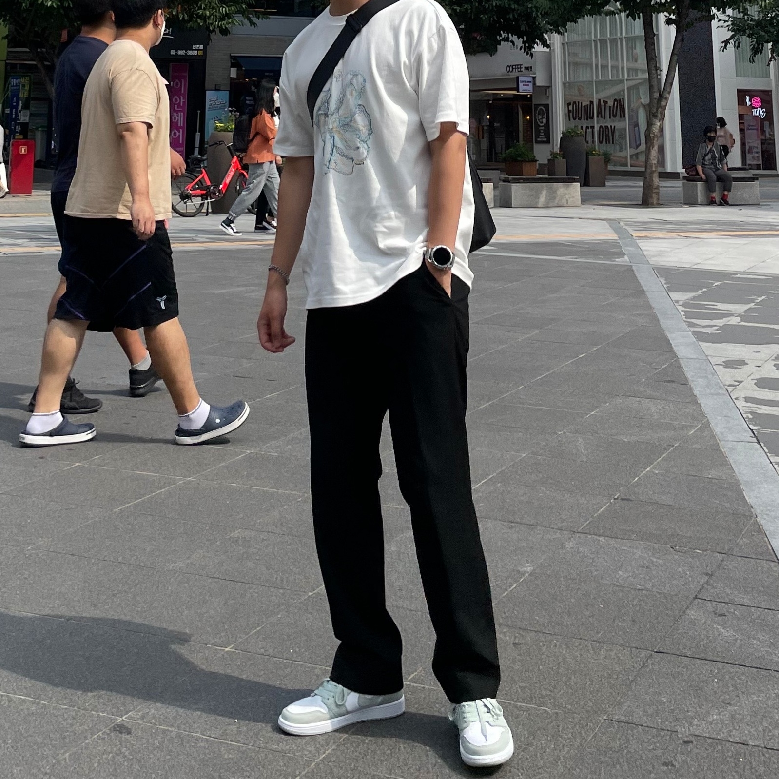 (W) Jordan 1 Retro High OG Seafoam 착용 스타일