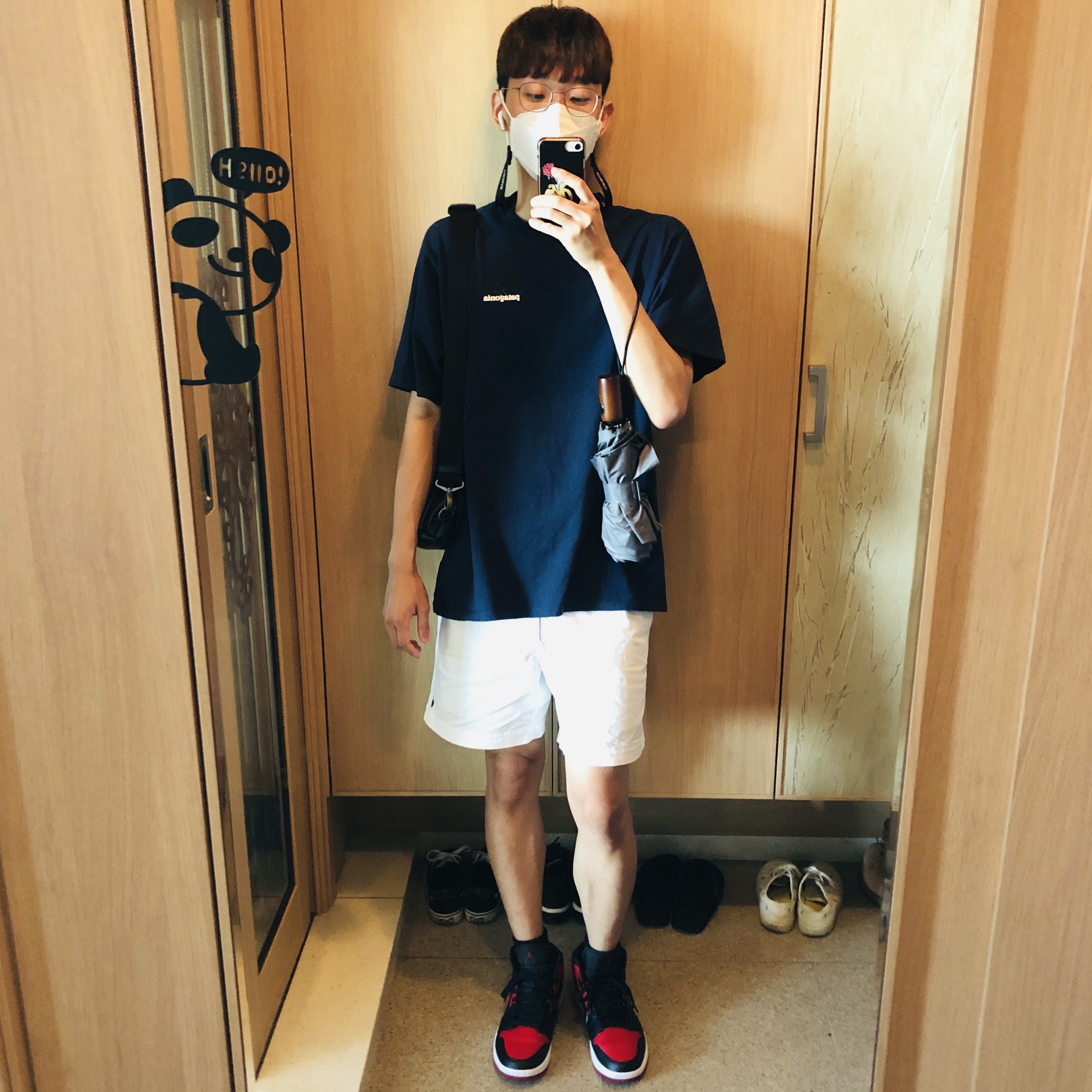 Jordan 1 Mid Bred Banned 2020 착용 스타일