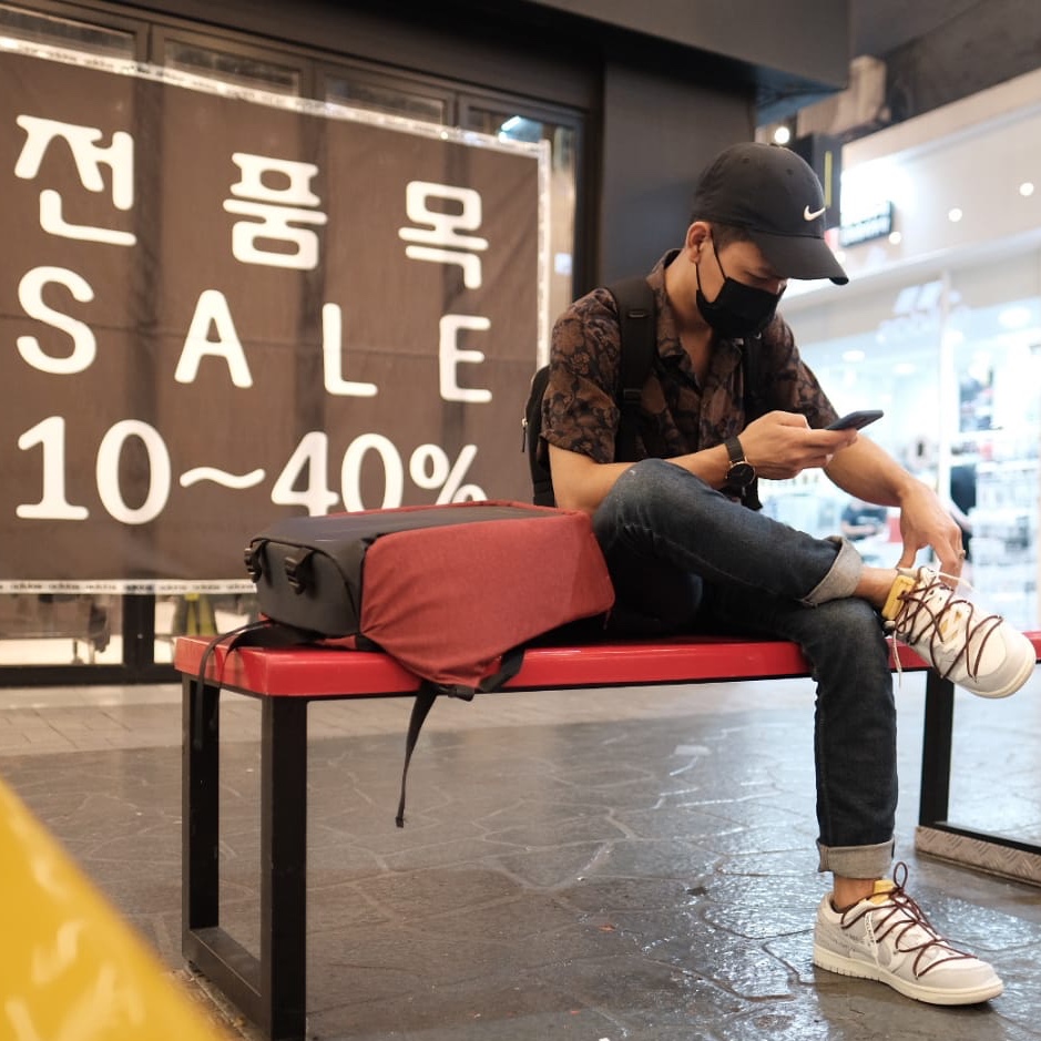 Nike x Off-White Dunk Low The 50 - Lot 46 착용 스타일