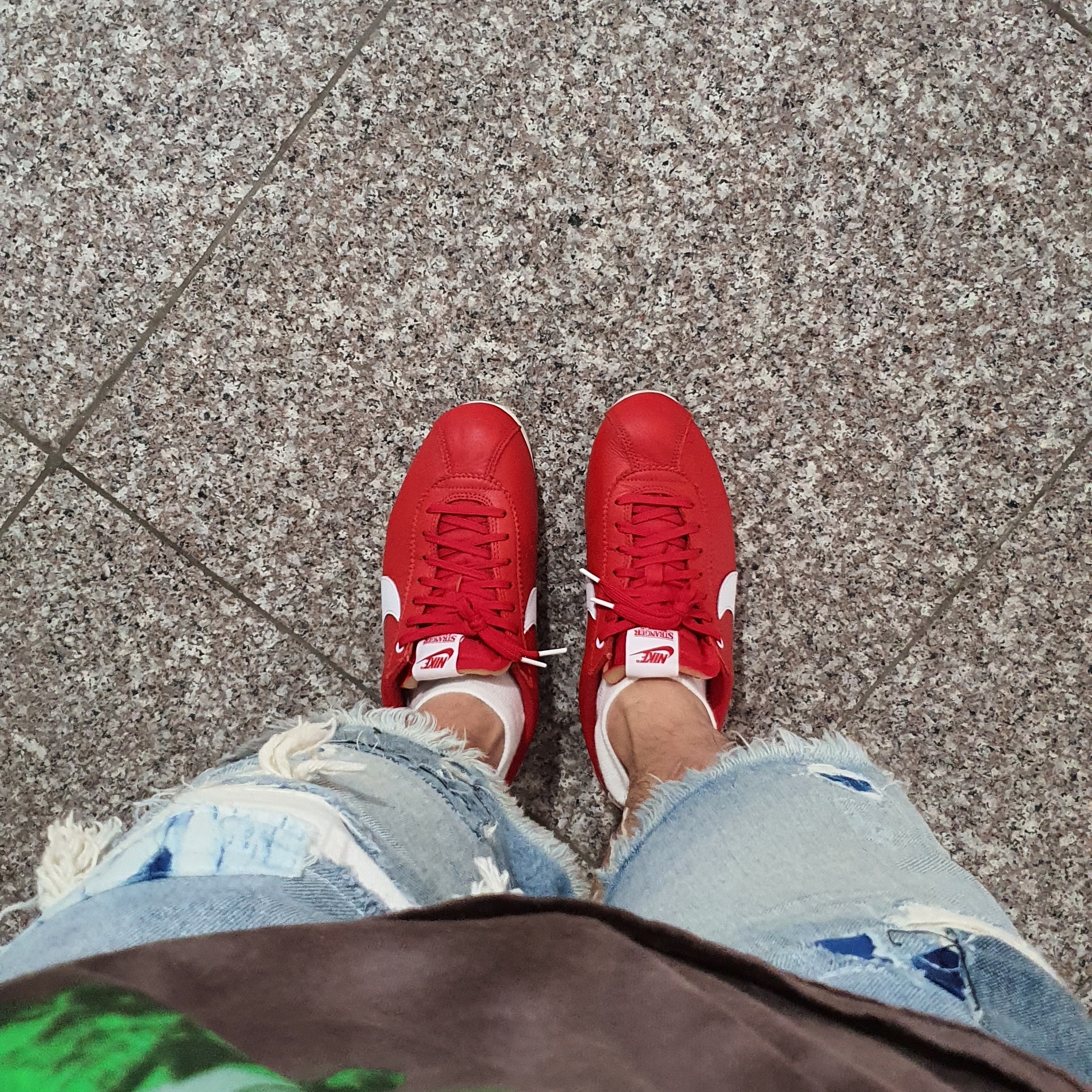 Nike x Stranger Things Classic Cortez Independence Day Pack Red 착용 스타일
