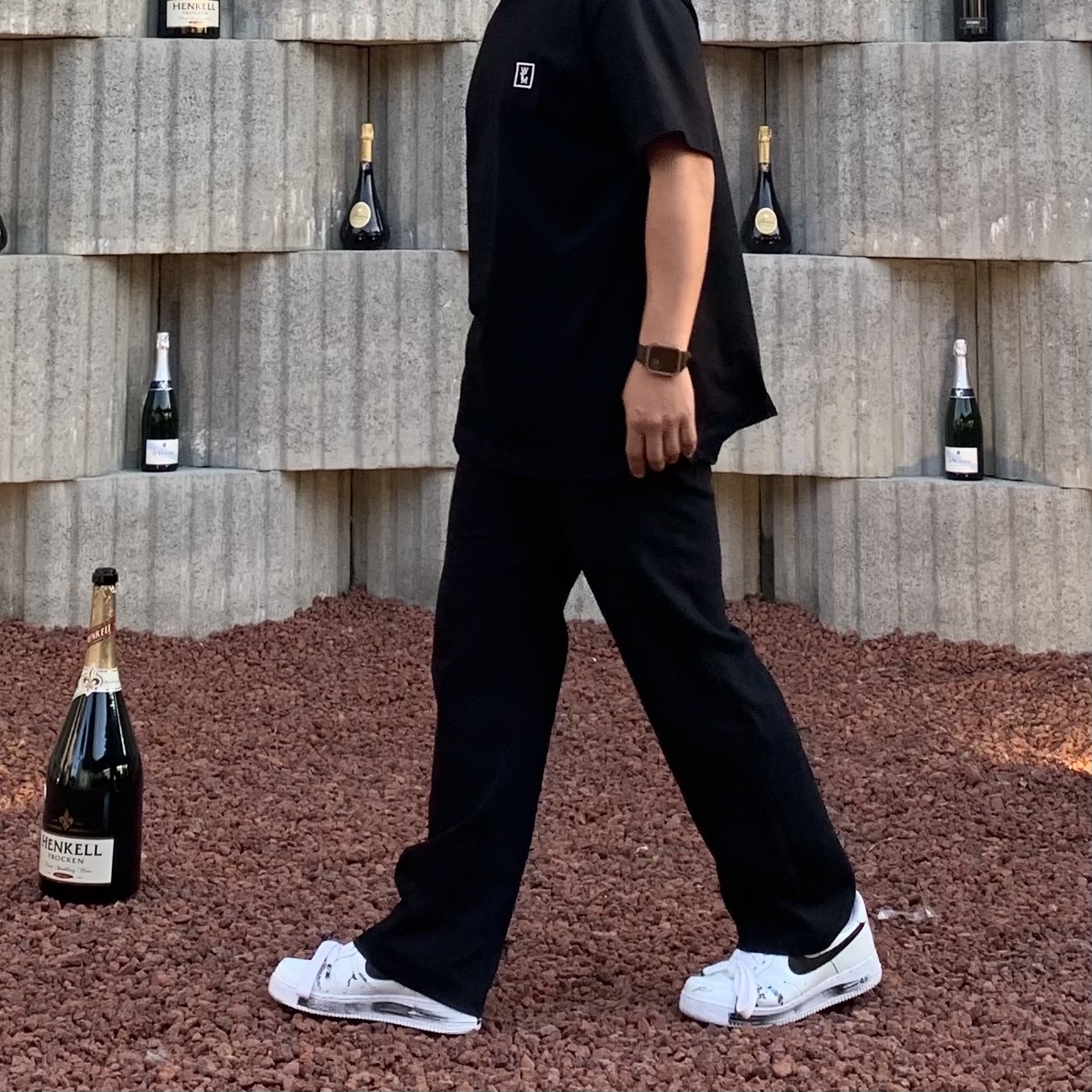 Nike x Peaceminusone Air Force 1 Low Para-Noise 2.0 착용 스타일