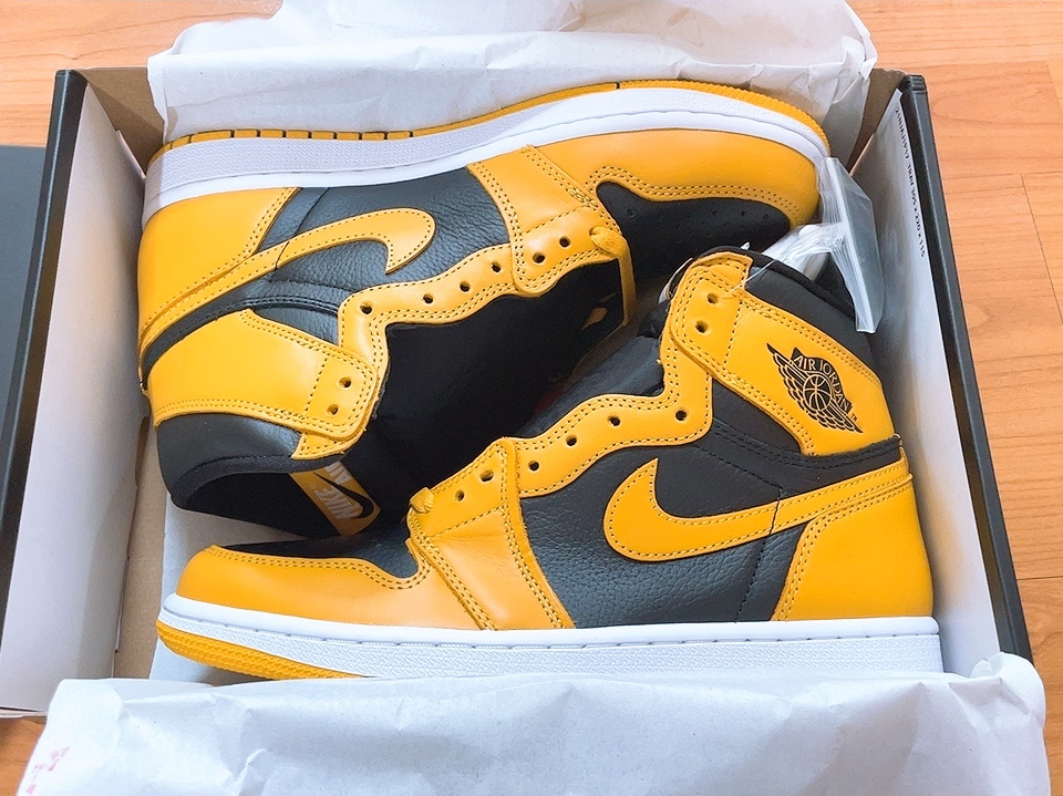 Jordan 1 Retro High OG Pollen, (GS) Jordan 1 Retro High OG Pollen 착용 스타일 - 3